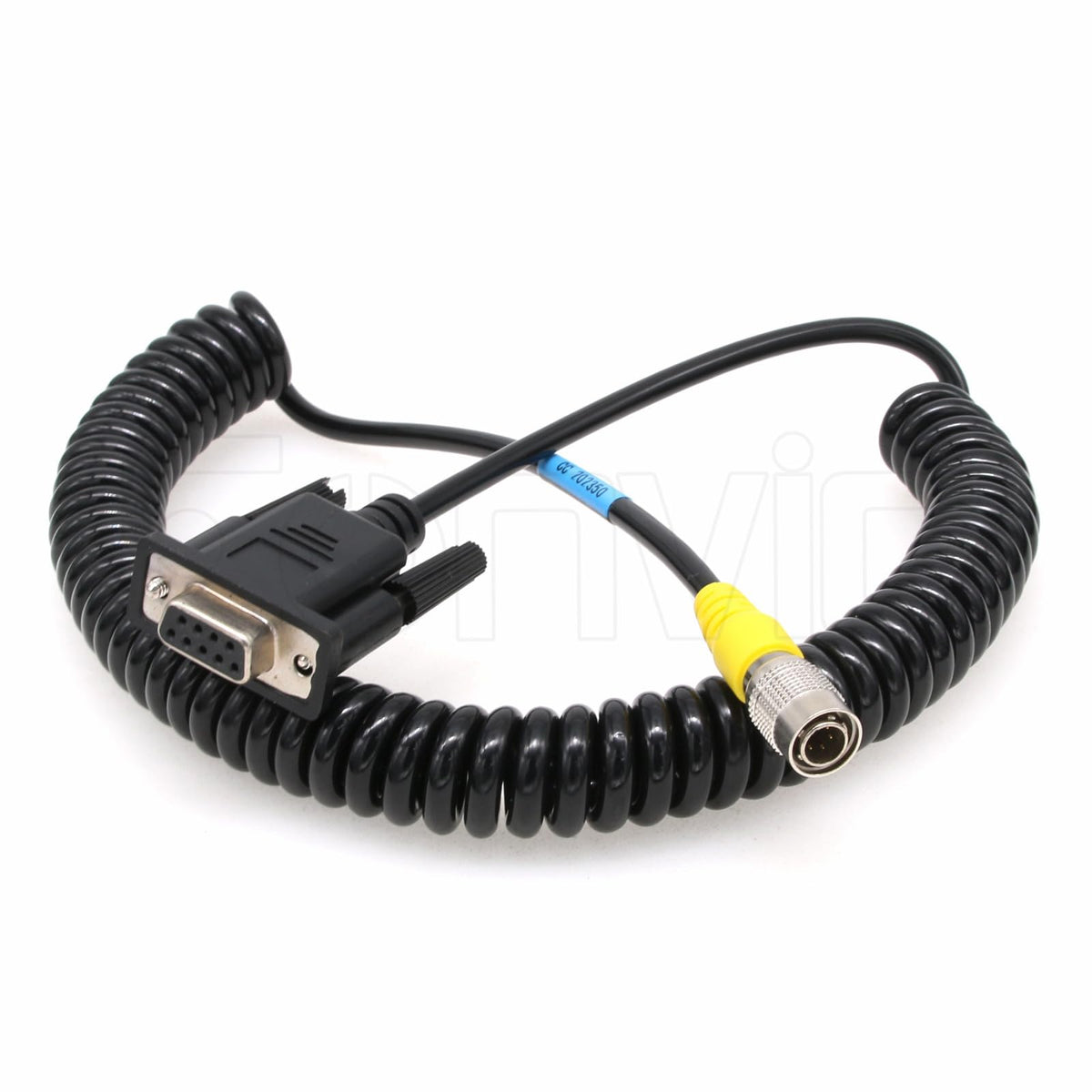 Eonvic D9 6 Pin Male Rs232 Interface Com Download Data Coiled Cable For Top Con/Sokkia/Trimble