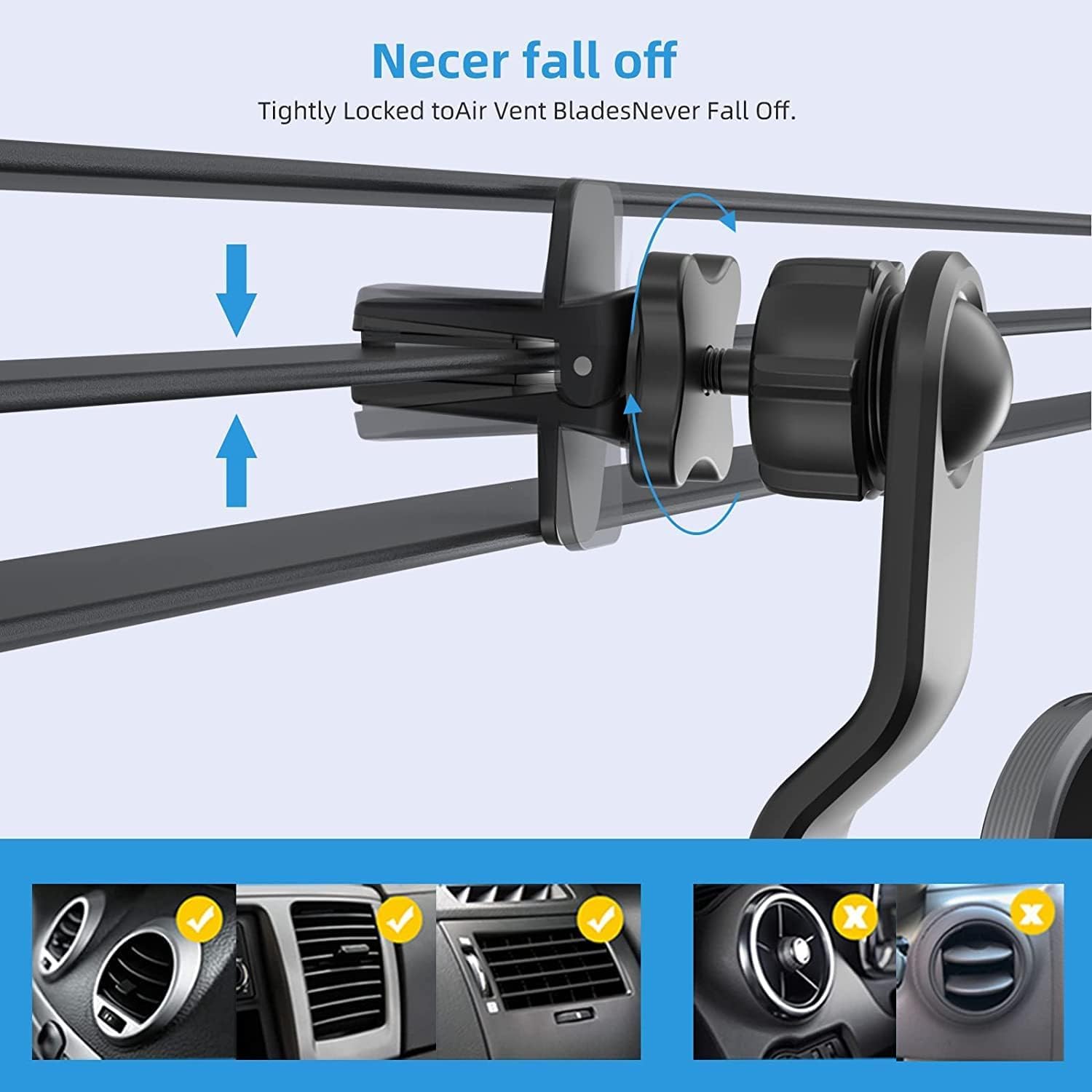 For Magsafe Car Mount Wireless Charger, Super 15W Fast Charging Compatible With Iphone16/15/14/13/12 /Pro/Max/Plus/Mini, Lengthe