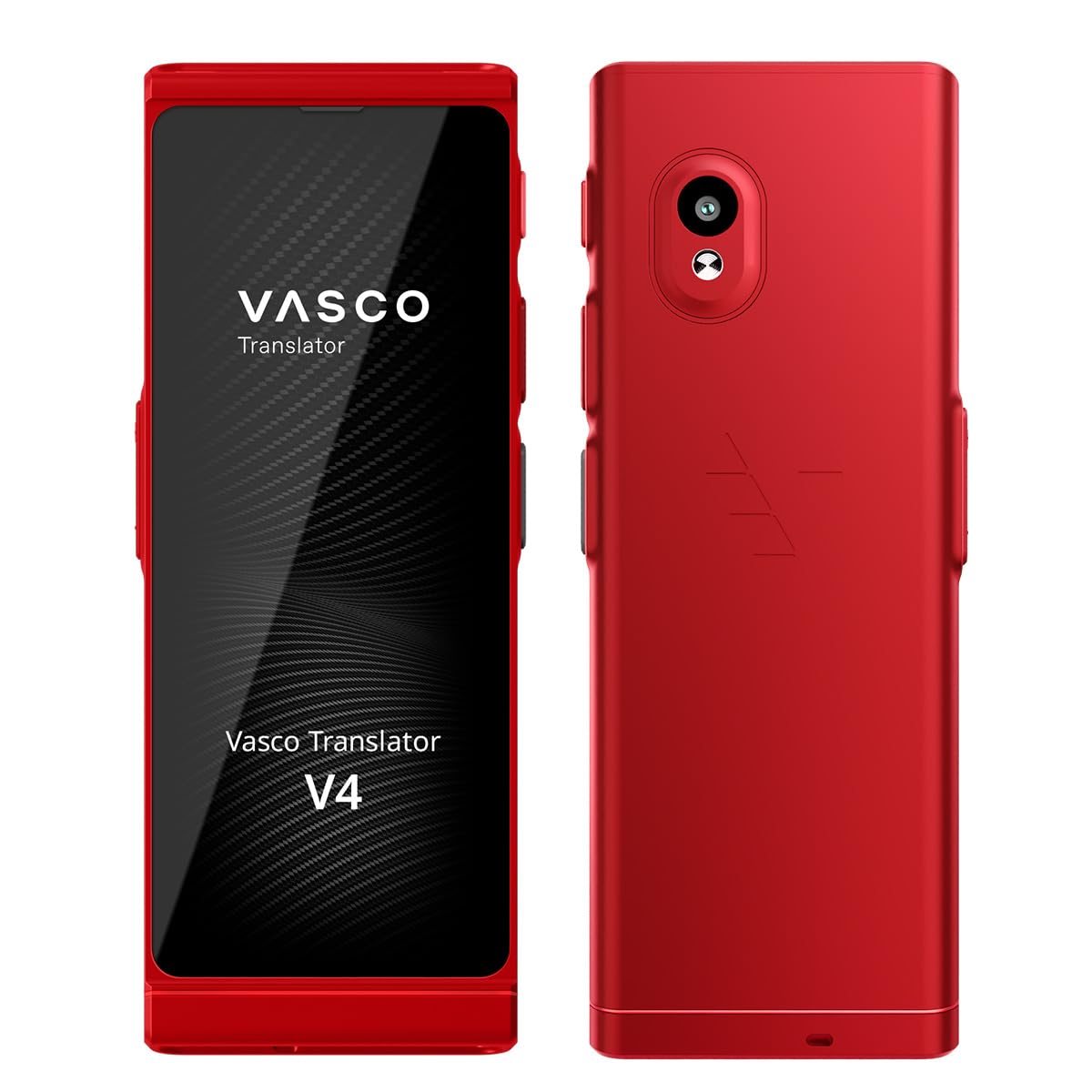 Vasco V4 Language Translator Device | 108 Languages | Free Lifetime Internet In Almost 200 Countries | Ruby Red