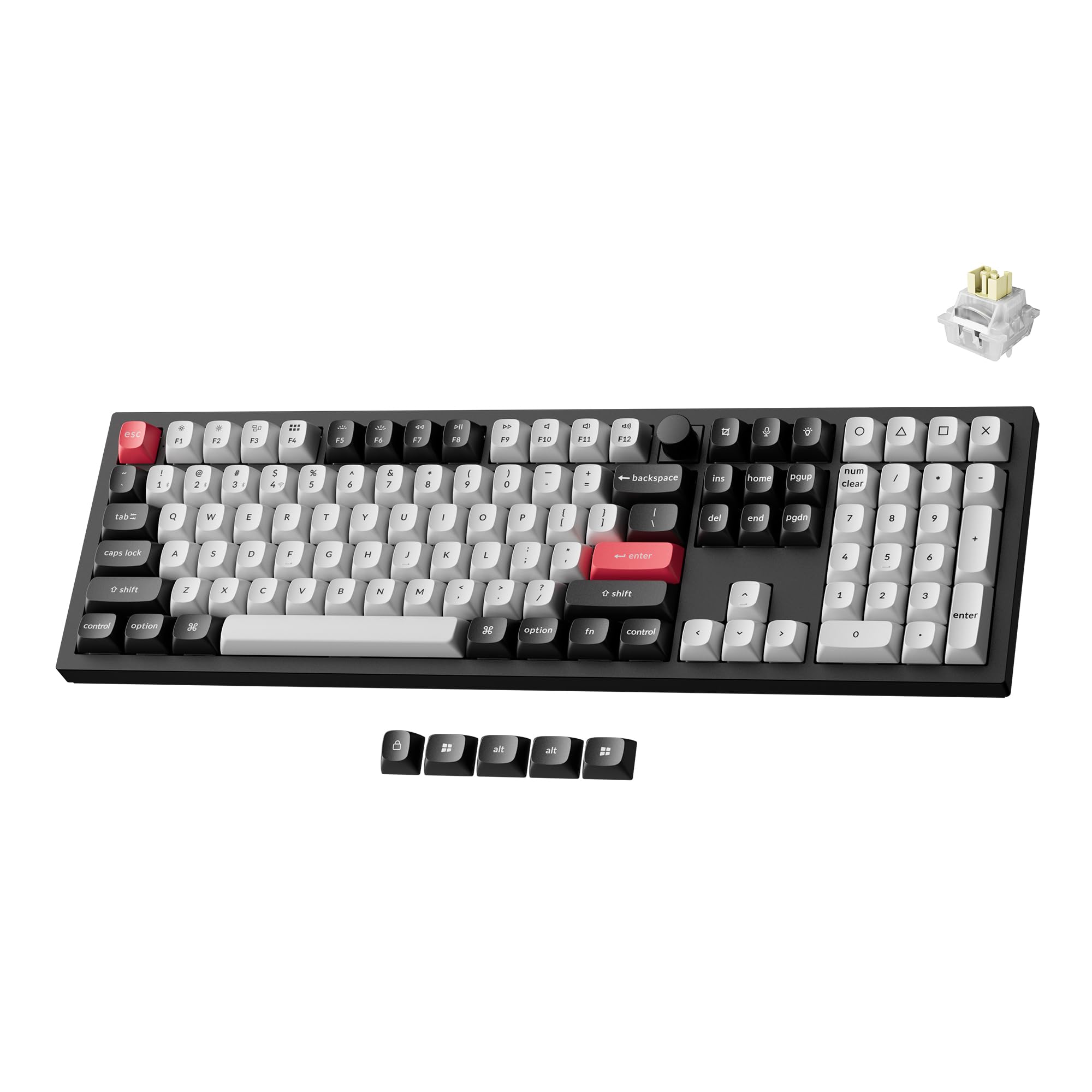 Keychron Q6 HE Wireless Custom Magnetic Keyboard 100% FullSize Layout
