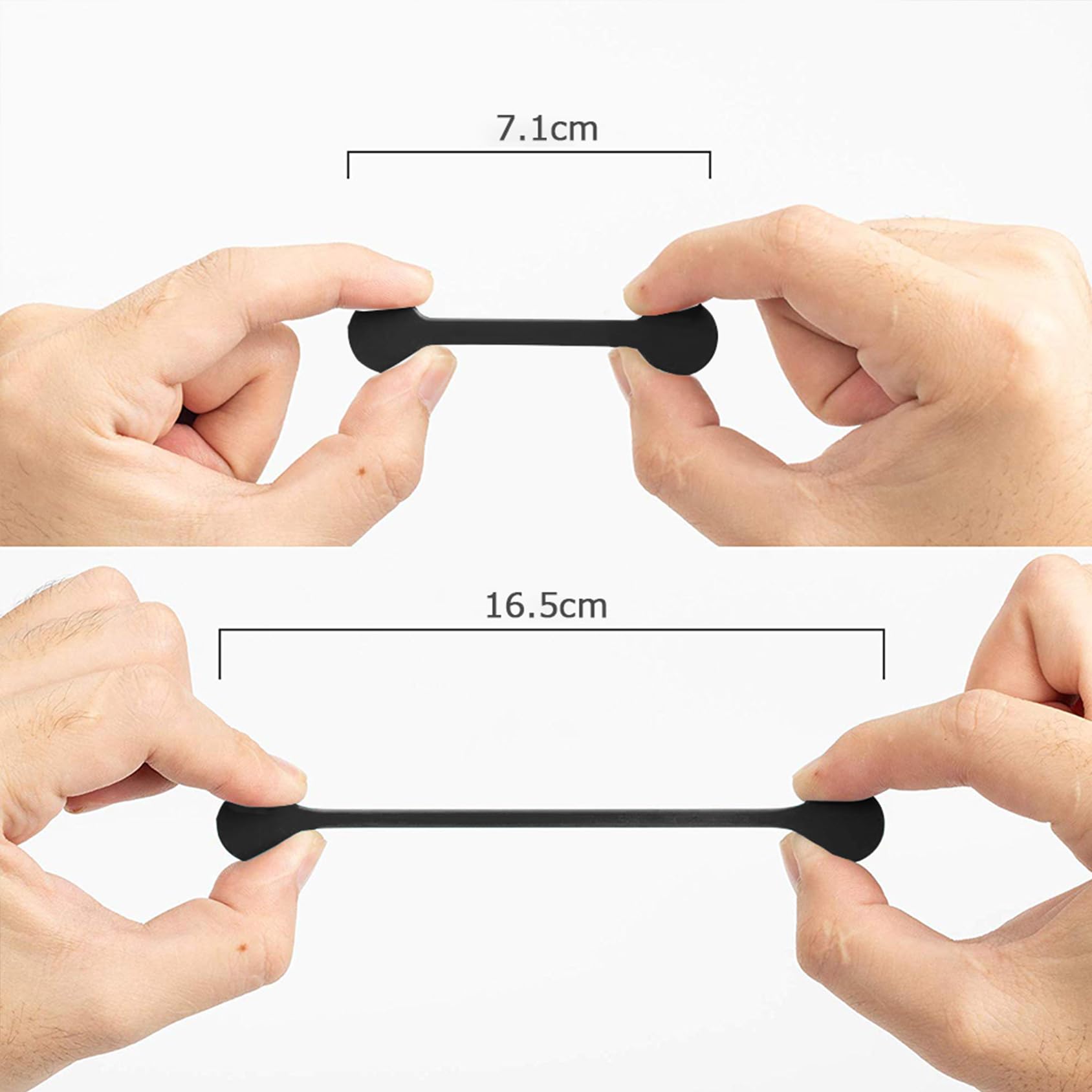 Xuuza Silicone Magnetic Cable Ties, Reusable Cord Ties Twist Ties Wire Management For Usb Charging Wires, Light Duty Cables Orga