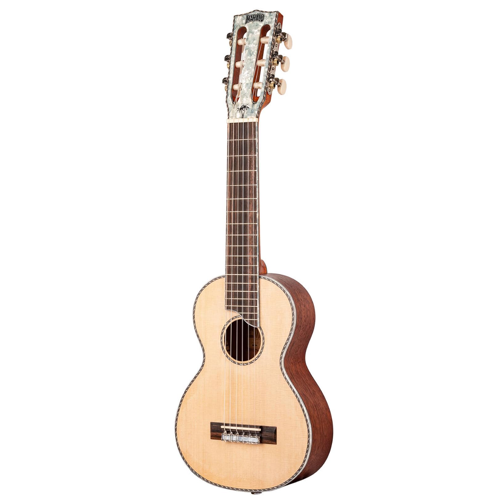 Mahalo, 6-String Ukulele Concert, Natural, Guitarlele (Mp5)