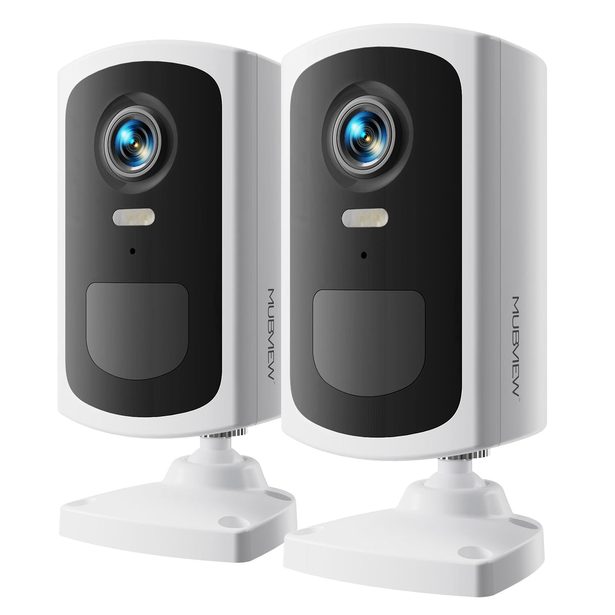 Mubview Security Cameras Outdoor Wireless, 2K Battery Camera, Wifi Cameras For Home Security With 2.4Ghz, Spotlight&Siren Alarm,