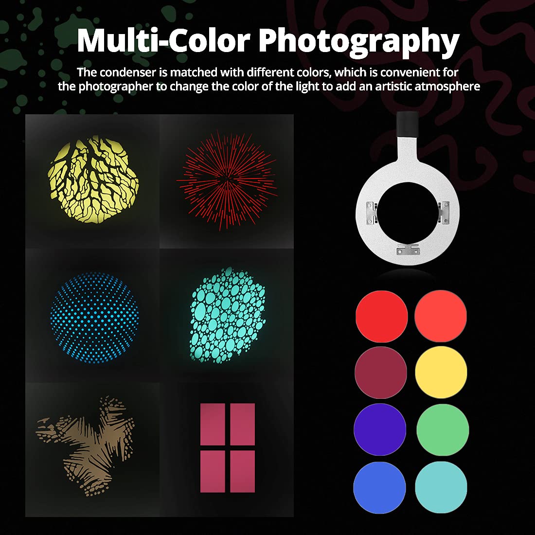 Ambitful Al-16 Optical Focalize Condenser Beam Light Cylinder Optical Focalize Art Photography Light Cylinder (Elinchrom Mount)