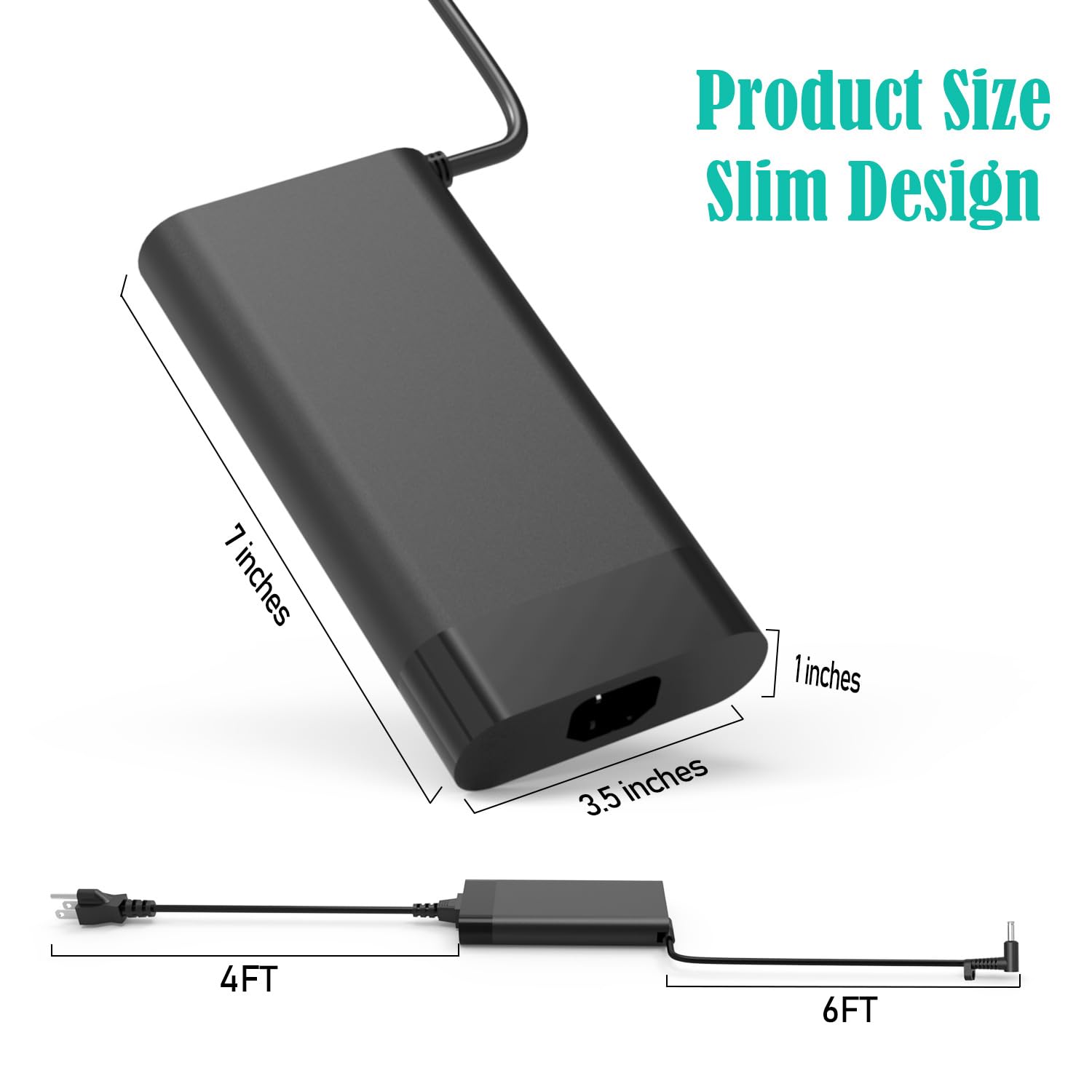 280W 20V 14A Ac Charger Adapter For Hp Omen Gaming Laptop Tpn La27 Tpn Ca26 A280A011P Pa 1281 08Ht M94073 001 M94073 002 M95376 001 Hp Zbook Fury G9 Laptop Power Supply Cord