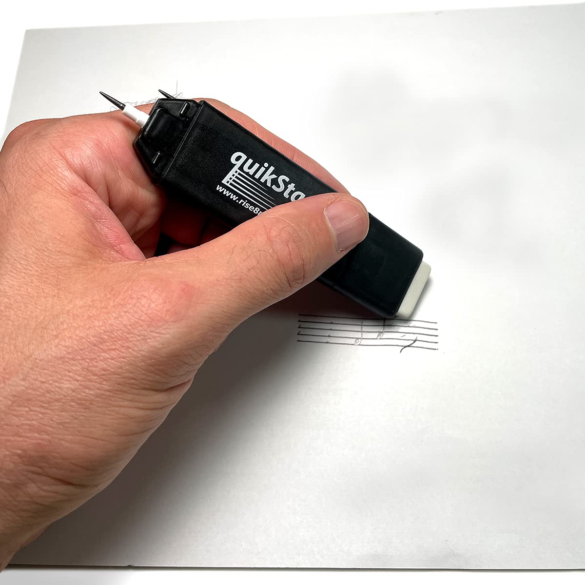 Quikstaff Musicians Pen   Draws A 5 Line Music Staff On Any Blank Paper Updated