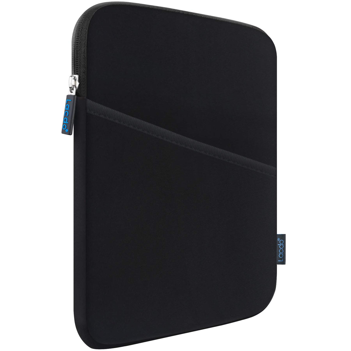 iPad Mini 7 Sleeve, iPad Mini Case Bag, Lacdo Shockproof Tablet Sleeve Case for iPad Mini 7,6,5,4,3,2 / Samsung Galaxy Tab A7 Lite 8.7' / Tab A 8.0' Protective iPad Mini Sleeve Tablet Bag, Black/Black