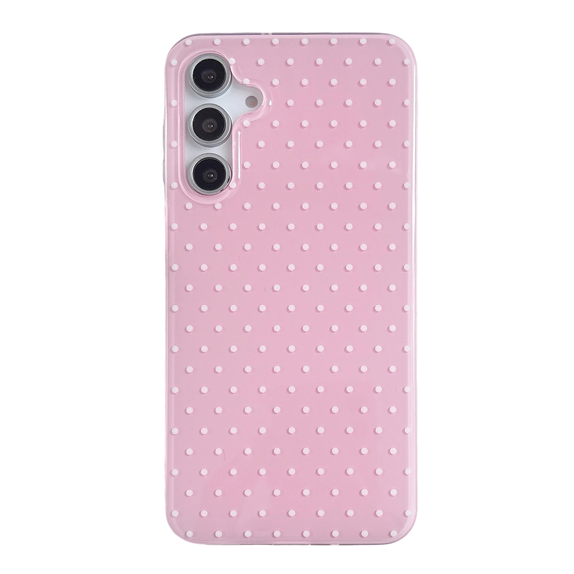QLTYPRI Cute Phone Case for Samsung Galaxy A16 5G Case Polka Dot Fashion Aesthetic Design for Women Girls, Slim TPU Shockproof P