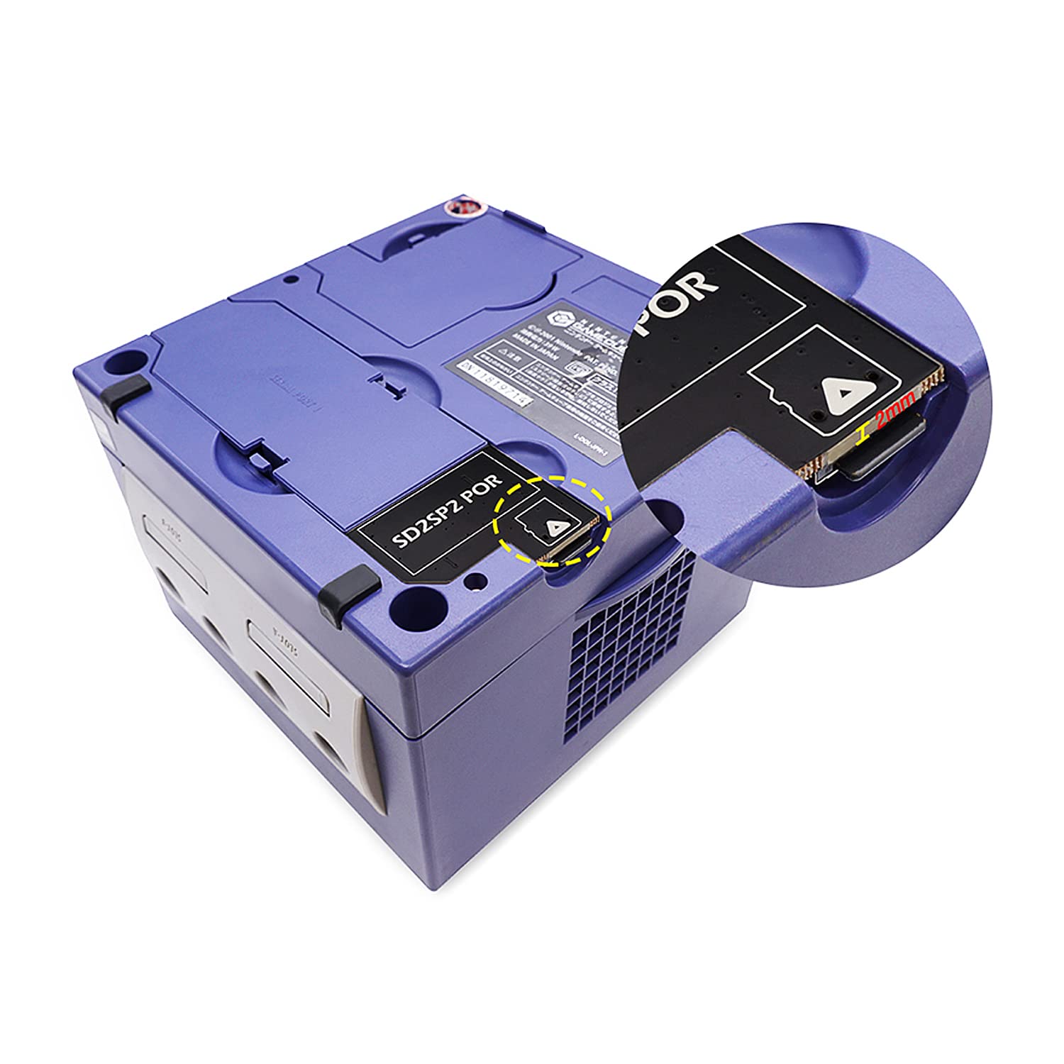 Areme Micro Sd Card Adapter Tf Card Reader For Gamecube Serial Port 2 (Sd2Sp2 Pro)