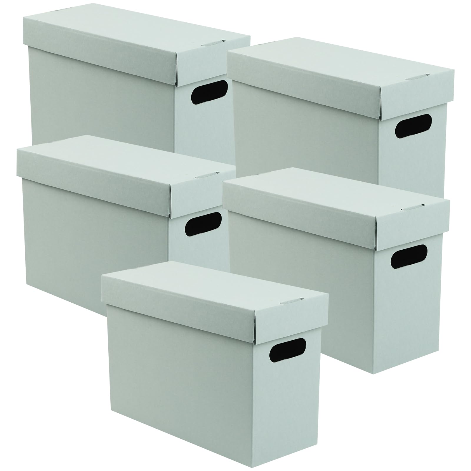 Lineco Archival Record Storage Cartons, Ready-To-Assemble Filing Boxes For Organizing And Storing Documents, Prints, Or Photos. 