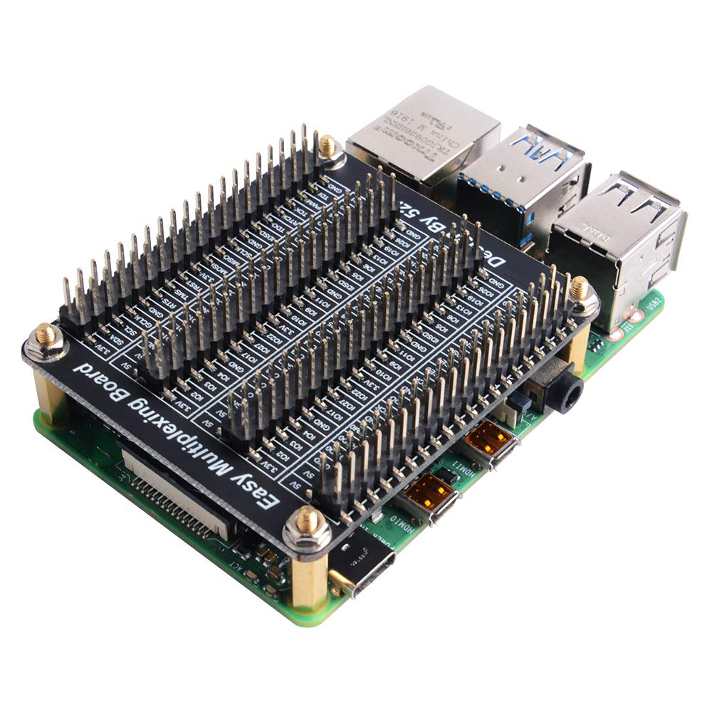 Geeekpi Gpio Extension Board For Raspberry Pi, Expansion Board Gpio 1 To 4 For Raspberry Pi 4B / 3B+ / 3B With Screws