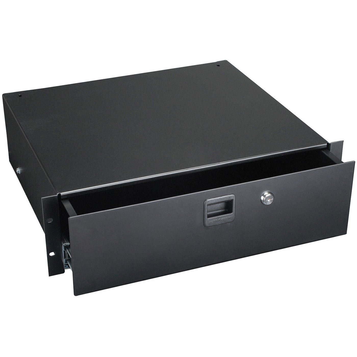 Penn Elcom 3233Lk 3 Space (3U) Steel Rack Drawer With Slam Latch & Keyed Lock, 15.25 Inch Deep