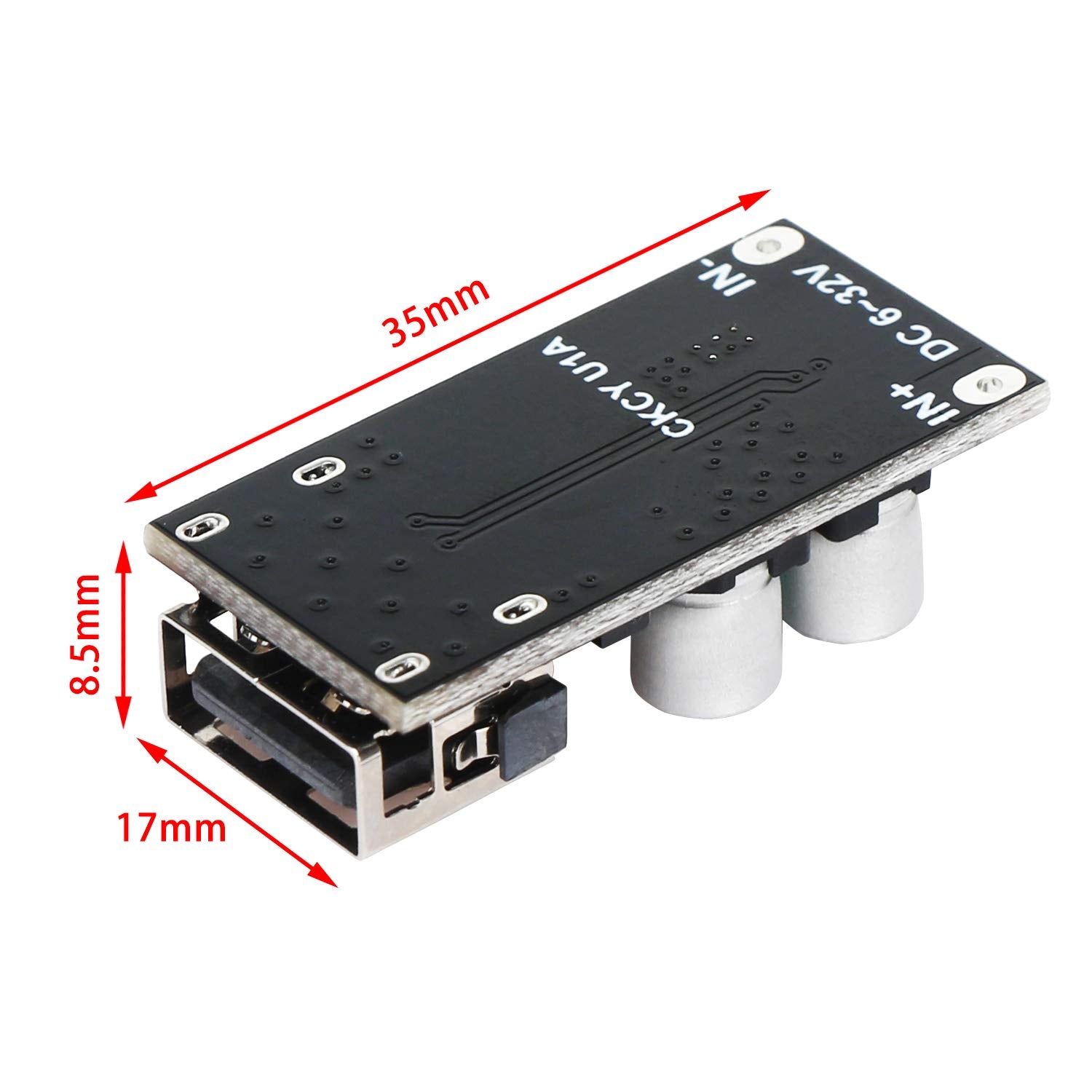 Drok Usb Buck Converter, 4Pcs Dc Dc Step Down Module 6 32V 12V 24V To 5V Qc 3.0 Charging Module Power Supply Voltage Regulator V