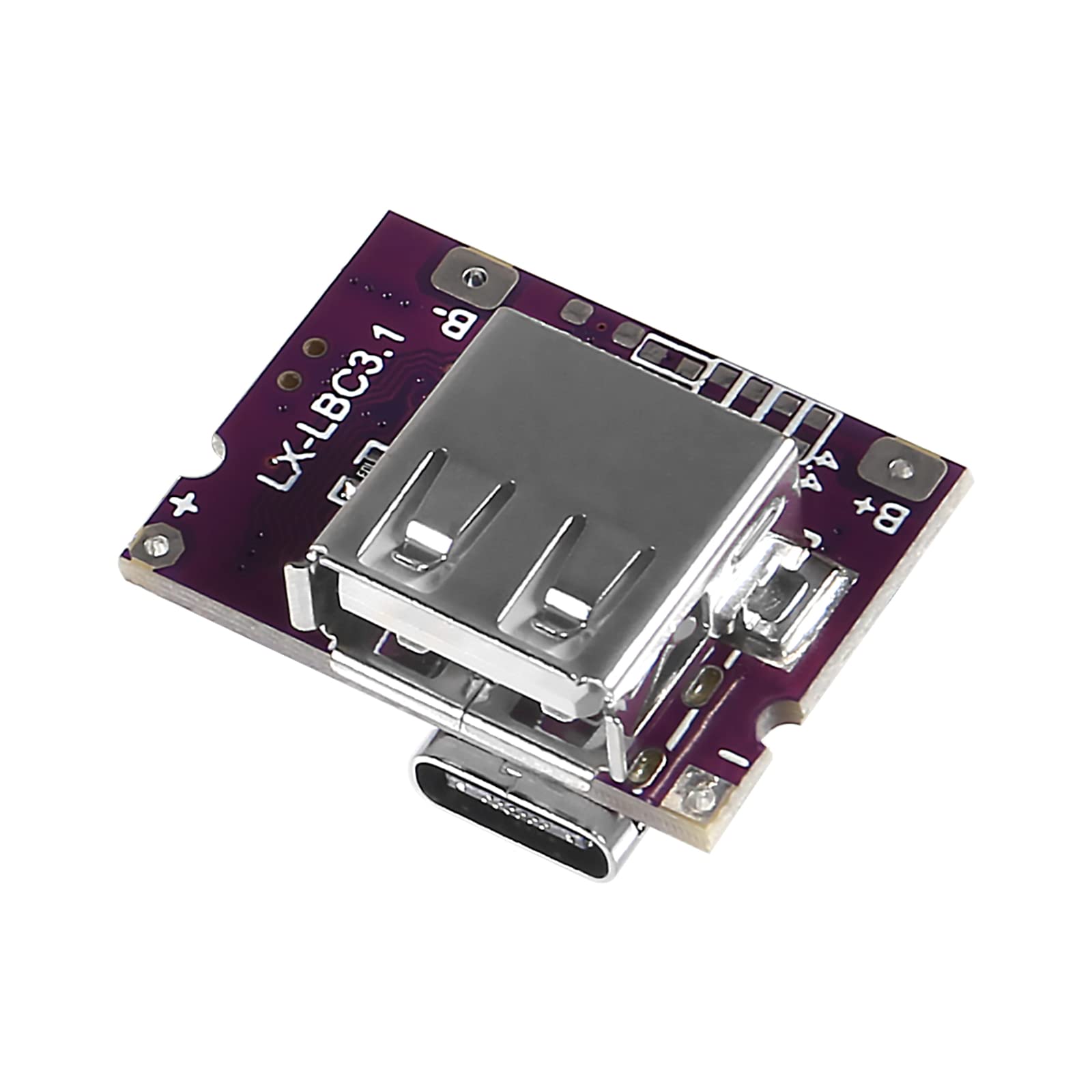 Dweii 6Pcs Type C Usb 5V 3.1A Boost Converter Step Up Power Module Ip5310 Mobile Power Bank Accessories With Switch Led Indicato