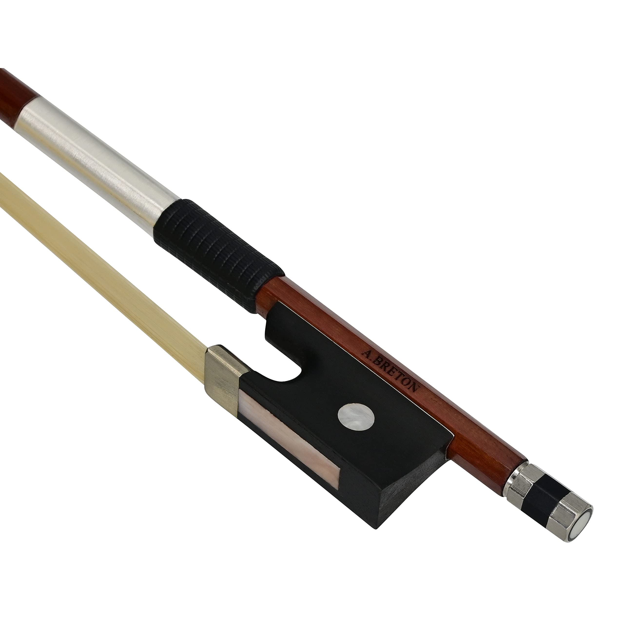 Anton Breton Ab 112 Brazilwood Student Violin Bow   1/8 Size