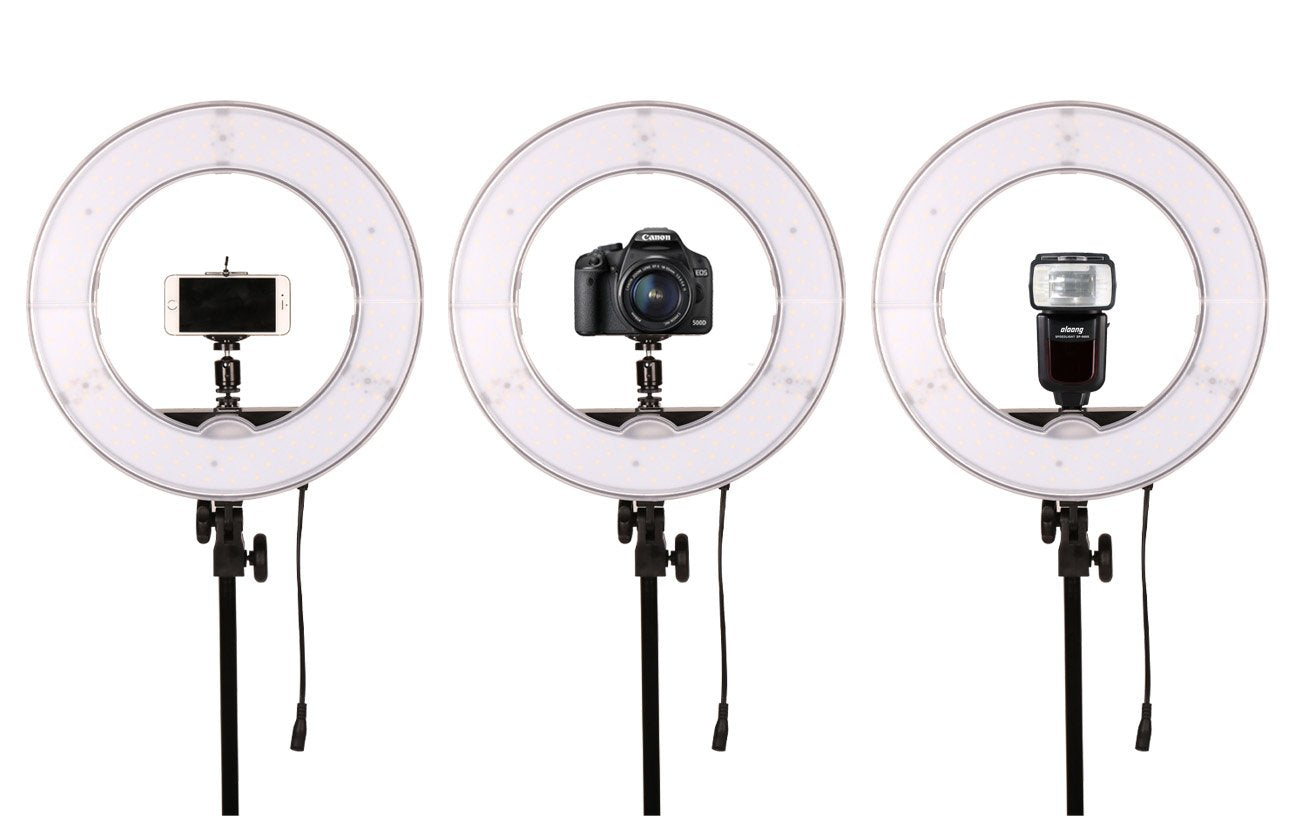 Gskaiwen 18 Inch 65W Led Ring Light Mirror Make Up Beauty Light Studio Video Light Photography Lighting With Stand Bag For Portr