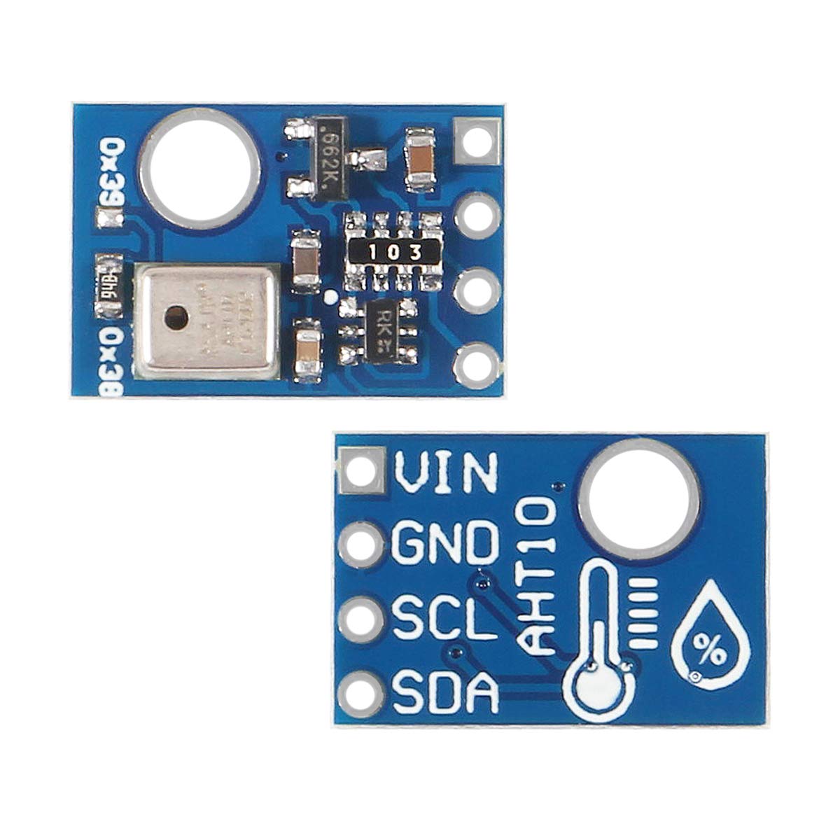 Aceirmc Aht10 High Precision Digital Temperature And Humidity Sensor Measurement Module I2C Communication Replace Dht11 Sht20 Am