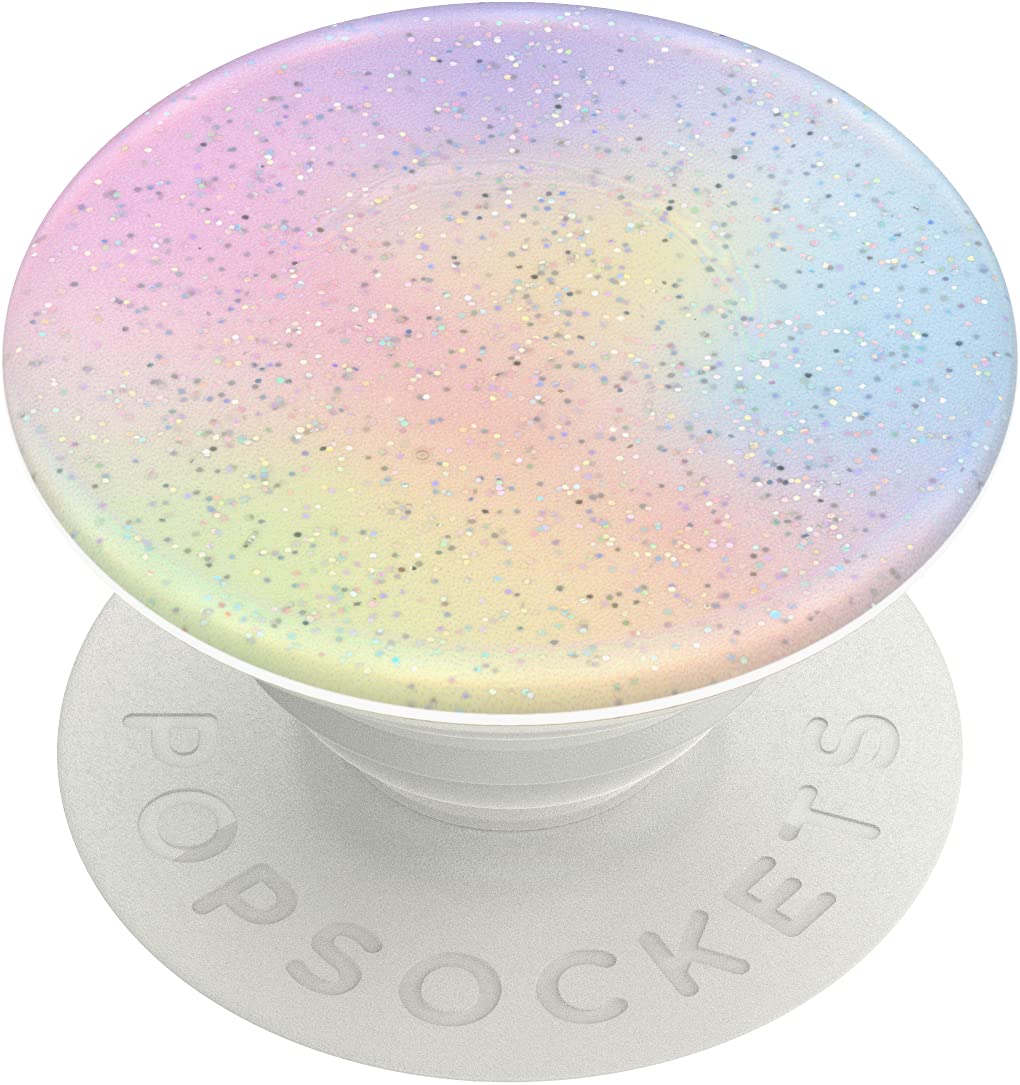 Popsockets Phone Grip With Expanding Kickstand, Glitter Popgrip   Glitter Pastel Nebula