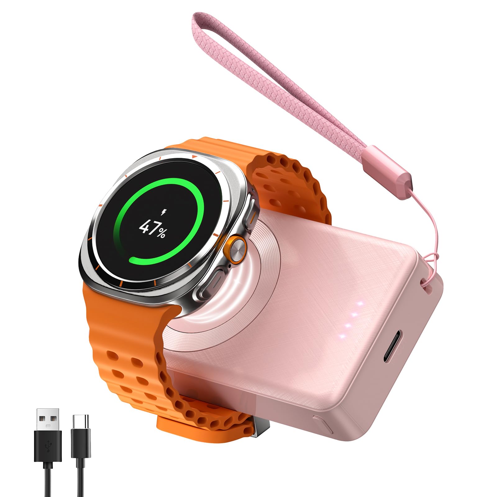 LVFAN Charger for Samsung Galaxy Watch, 4000mAh Portable Power Bank
