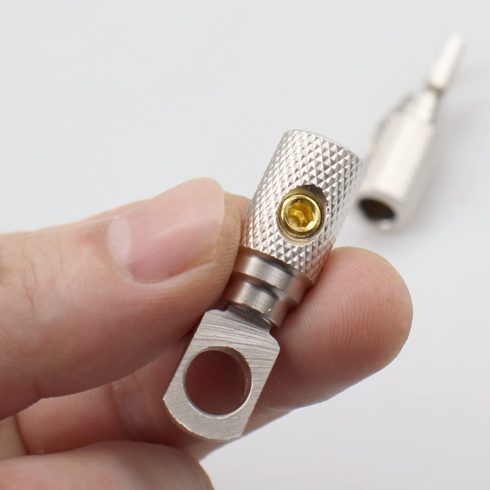 Zookoto 2 Pcs 8Ga Wire Ga Reducer, For Car Stereo Audio Awg Pin Power Ground Wire Reducer