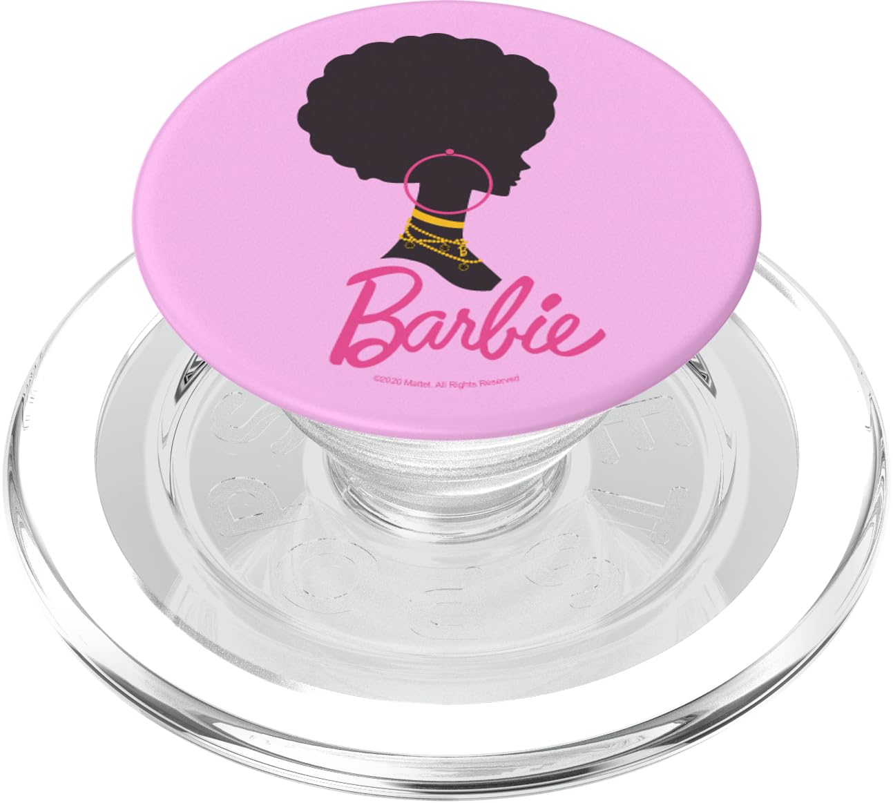 Barbie   Afro Barbie Silhouette Popsockets Magsafe Popgrip For Iphone