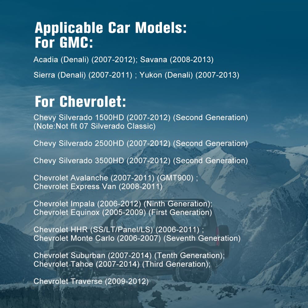 2+64Gb Car Radio Stereo For Chevy Chevrolet Silverado Tahoe Equinox Gmc Sierra Yukon Android 12 With Carplay Android Auto Blueto