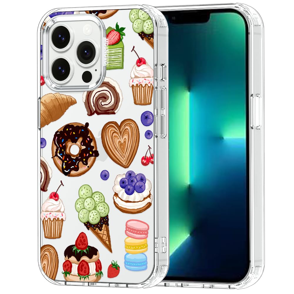 MOSNOVO for iPhone 13 Pro Case, Shockproof Military-Grade Protection 6.6ft Drop Tested, Clear Phone Case for iPhone 13 Pro, Swee
