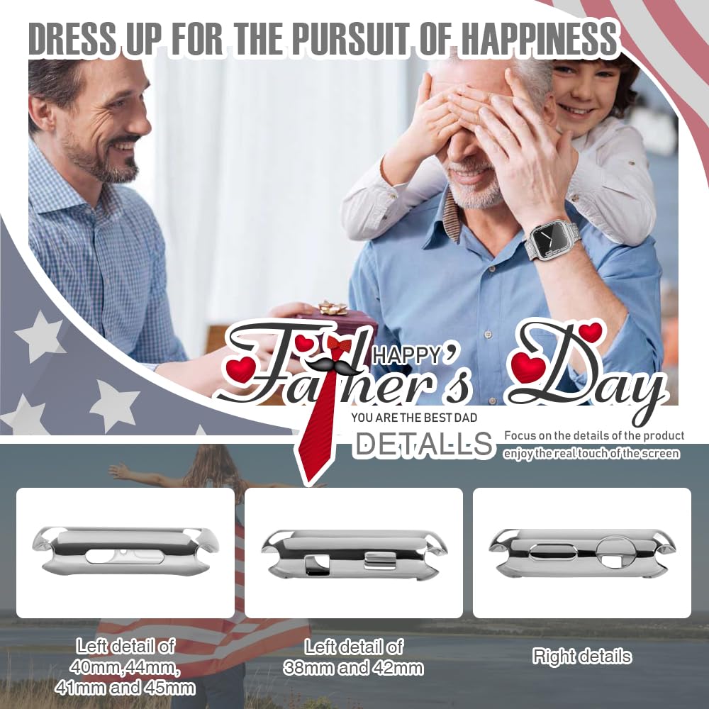 Top4Cus 40Mm Cover Soft Tpu Anti Scratch Lightweight 40Mm Iwatch Case All Around Screen Protector, Optional Cases Compatible Wit