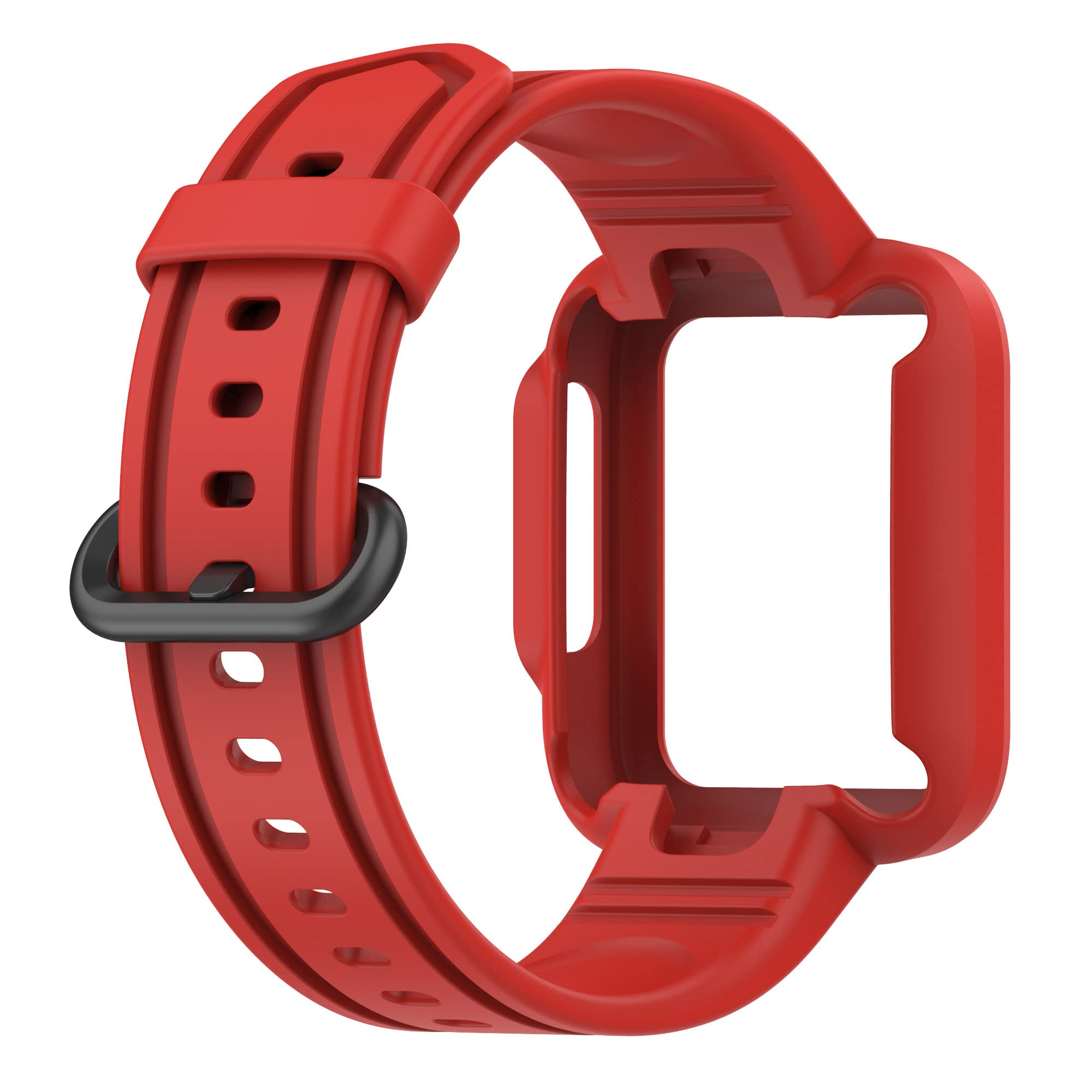 Ninehorse Replacement Strap For Redmi Watch 2 Lite Band With Protective Case,Rugged Case Band For Xiaomi Mi Watch Lite/Mi Watch