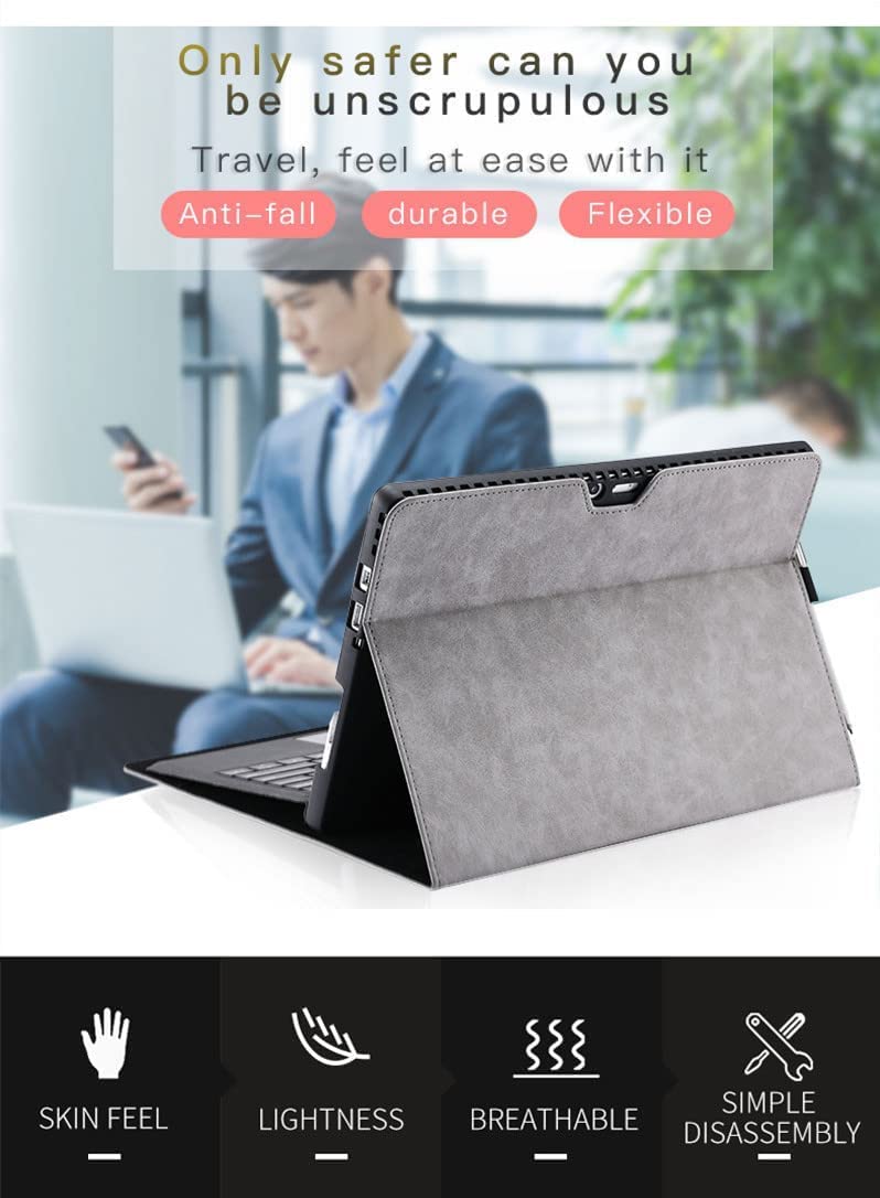 Protective Case For Microsoft Surface Pro 9 Tablet, Surface Pro 9 (13 Inch) Case Cover, Compatible With Type Cover Keyboard, Bus