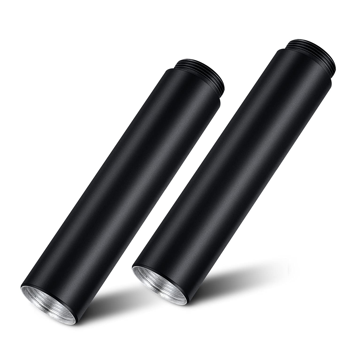 YOUSHARES Mic Stand Extension, 5/8' Female to 5/8' Male Microphone Extension Tube for Desk Stands(3.15 in) 2Pcs