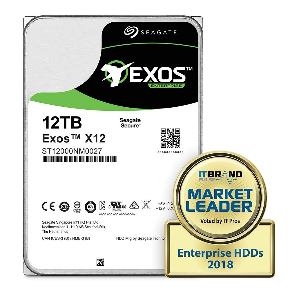 Seagate Exos 7E8 4TB 512n SATA 128MB Cache 3.5 Inch Enterprise Hard Drive (ST4000NM0035), Mechanical Hard Disk