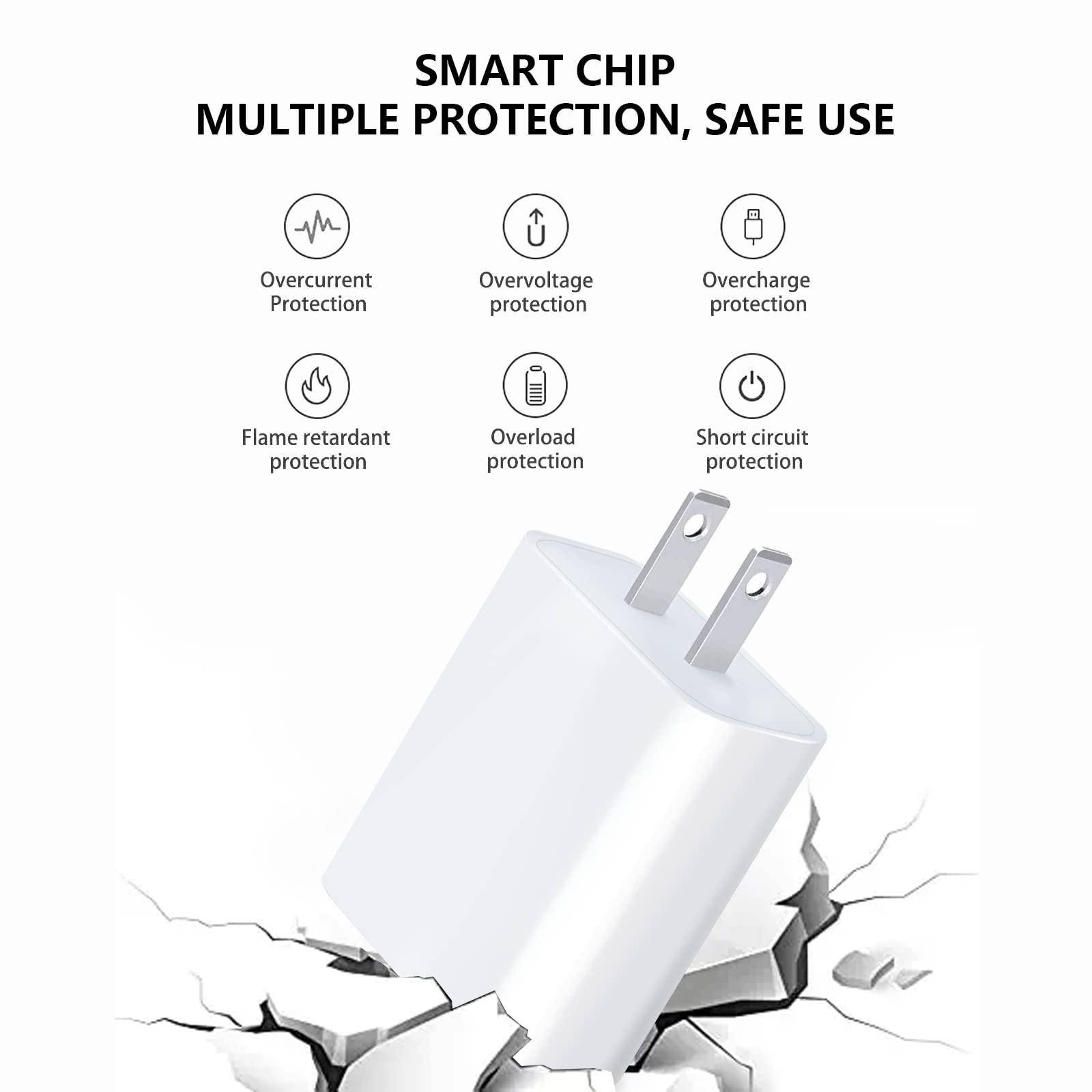 10Ft Charging Power Cable Cord For Arlo Q,Arlo Pro/Pro2,Arlo Essential Spotlight Xl/Xl 2Nd, Arlo Go, Wyze Cam Pan V3 V2,Blink,Cloud,Yi Home Camera,Oculus Go,Kasa Cam Wall Charger Adapter Replacement