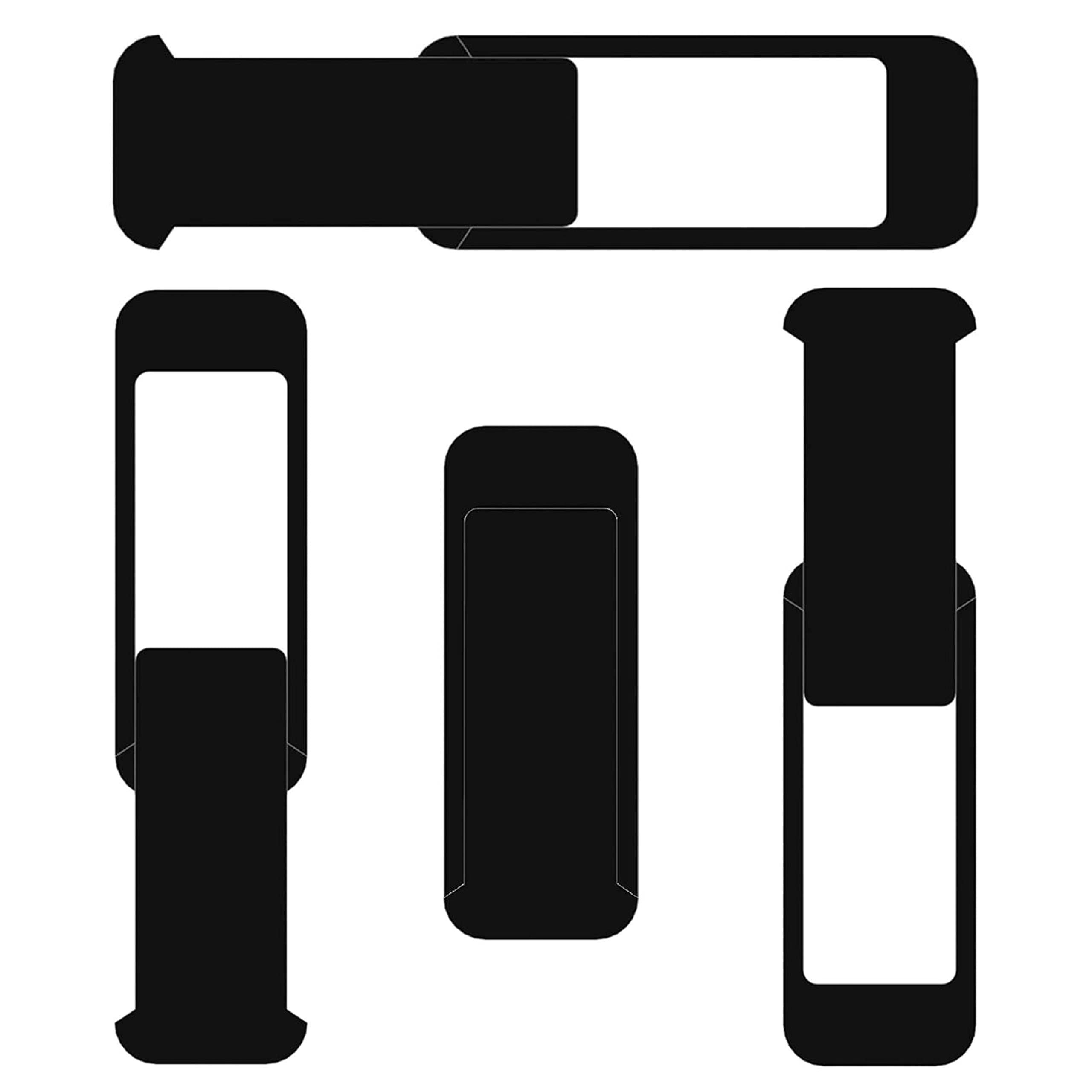 Shinyfx Webcam Cover Slide, 4 Pack Privacy Security Cover, Large Size For Laptop Desktop Pc Web Camera, Ultra Thin Privacy Shelt