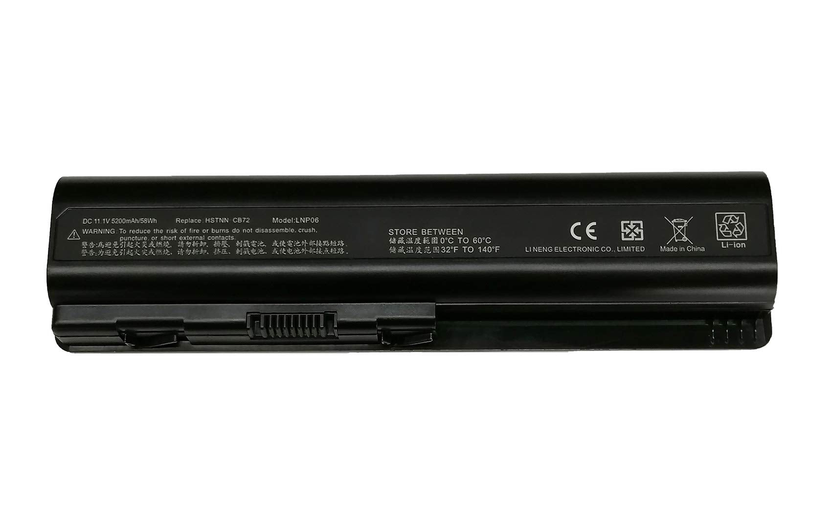 Ghu New Battery 58 Whr 484170 001 484172 001 Hstnn Cb72 Compatible With Hp Pavilion Dv4 Dv5 Compaq Presario Cq40 Cq45 Cq50 Cq60