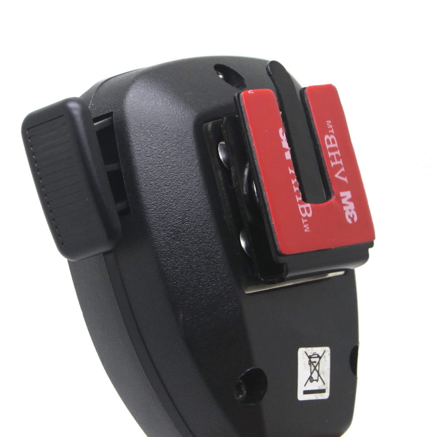 Zyamy 2Pcs Cb Mic Holder Cb Microphone Holder Mobile Radio Microphone Hang Up Clip Microphone Hanger Car Mic Holder With Adhesiv