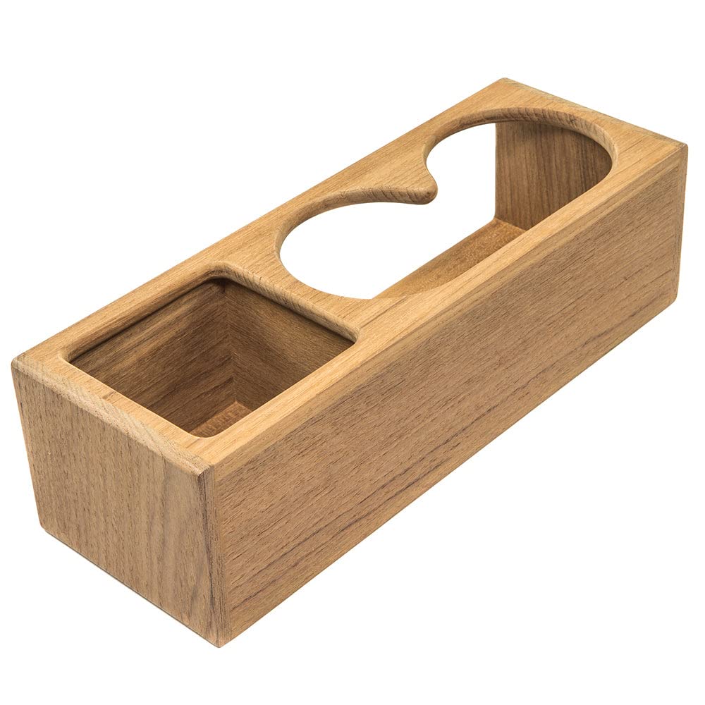 Whitecap 62616 Teak Two Insulated Drink/Binocular Rack With Tray, Brown,WBAUVB00IO5AJY0