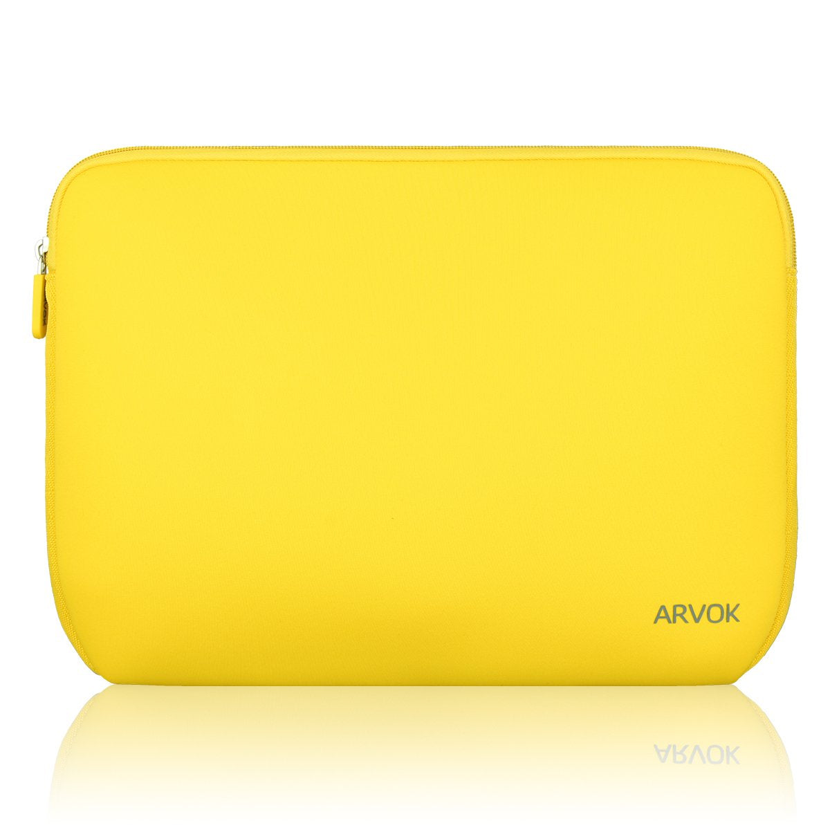 Arvok 11 11.6 12 Inch Laptop Sleeve Case for MacBook Air 12, Water-Resistant Neoprene Notebook Computer Tablet Sleeve, Carrying Bag Cover for Chromebook/HP/Dell/Lenovo/Asus/Acer, Yellow