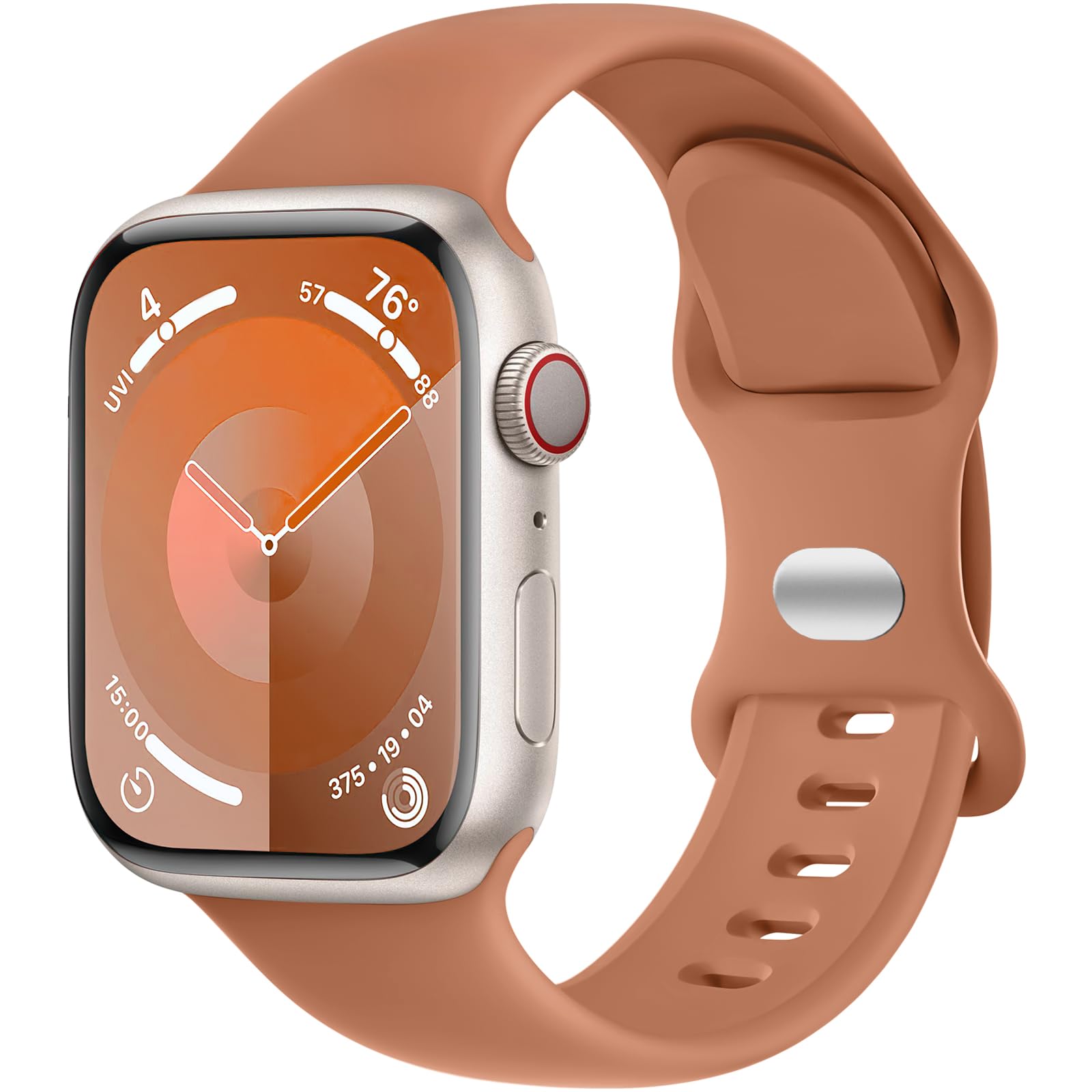 Daqin Compatible With Apple Watch Band 44Mm 45Mm 46Mm 49Mm 40Mm 38Mm 41Mm 42Mm Women Men, Soft Silicone Waterproof Strap For App