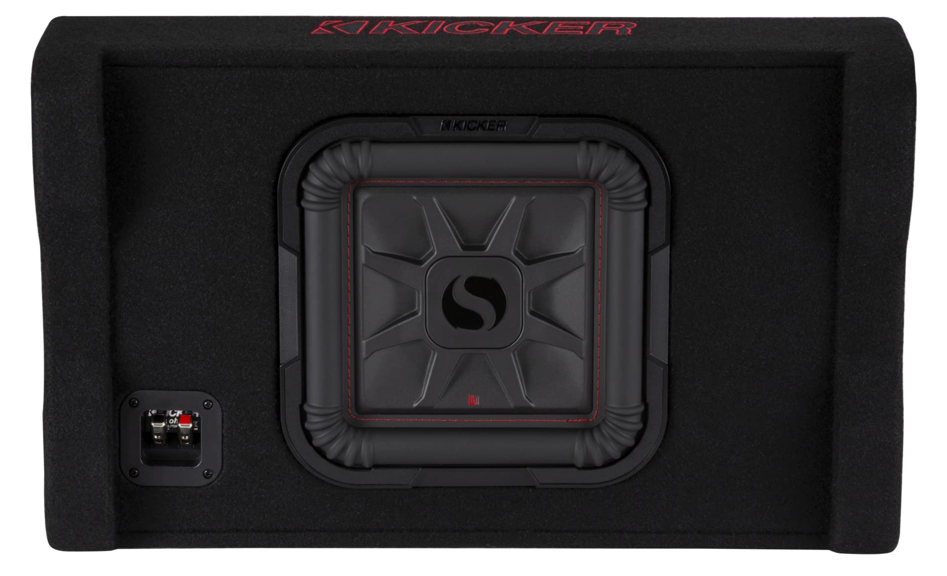 Kicker 49L7Tdf102 Down Firing 10'' L7T 2 Ohm Subwoofer Enclosure, 500 Watts Rms