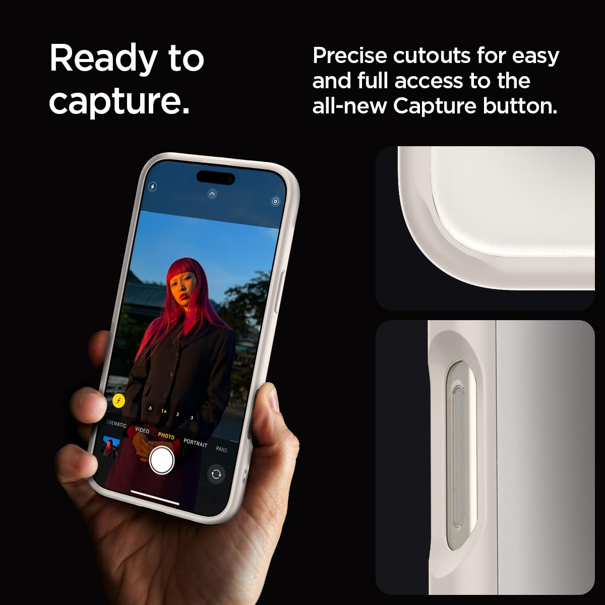 Spigen Ultra Hybrid Designed For Iphone 16 Pro Case [Not Compatible With Magsafe], [Anti Yellowing], [Military Grade Protection]