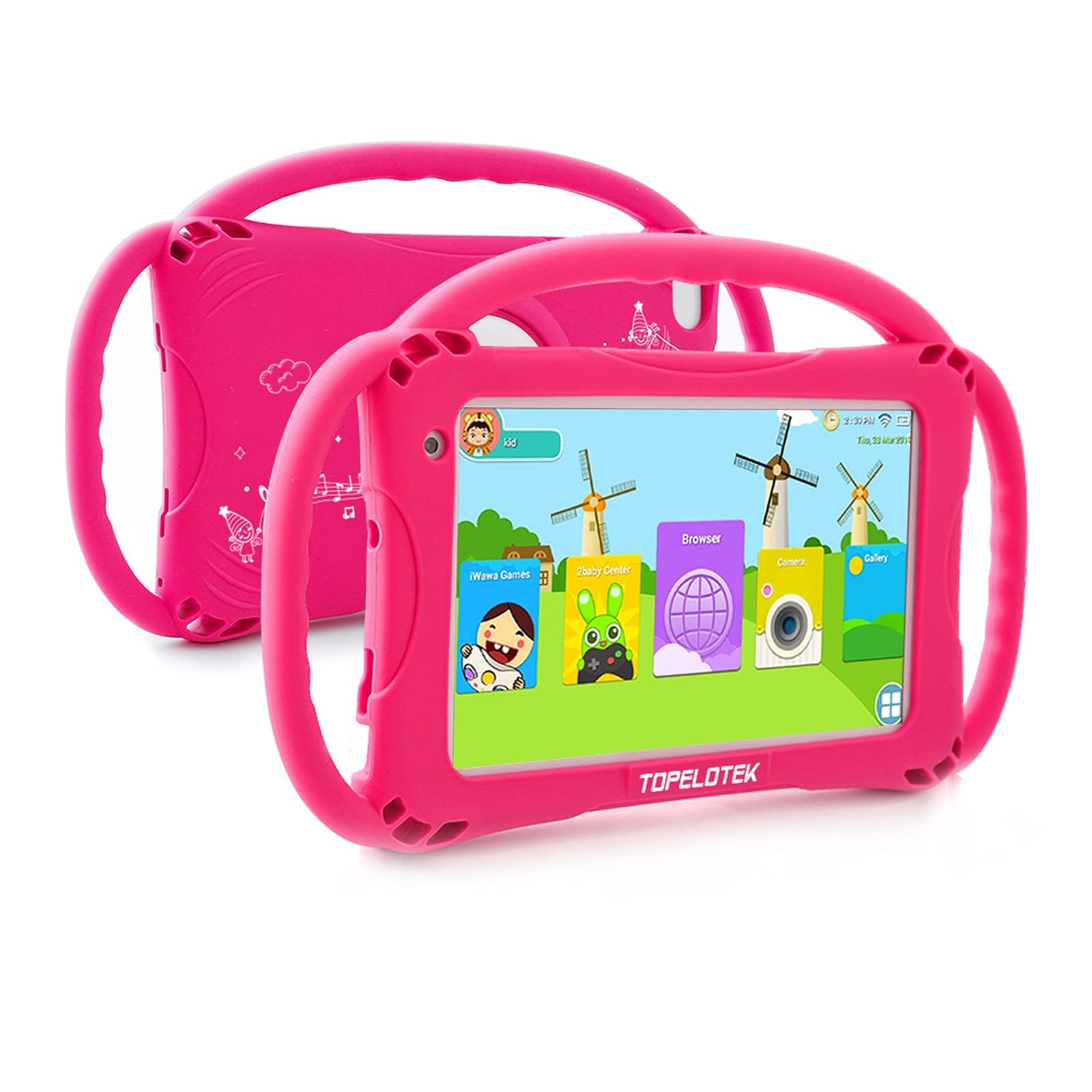Kids Tablet 7Inch Toddler Tablet 32Gb Google Play Android Tablet For Kids App Preinstalled Learning Education Tablet Wifi Camera