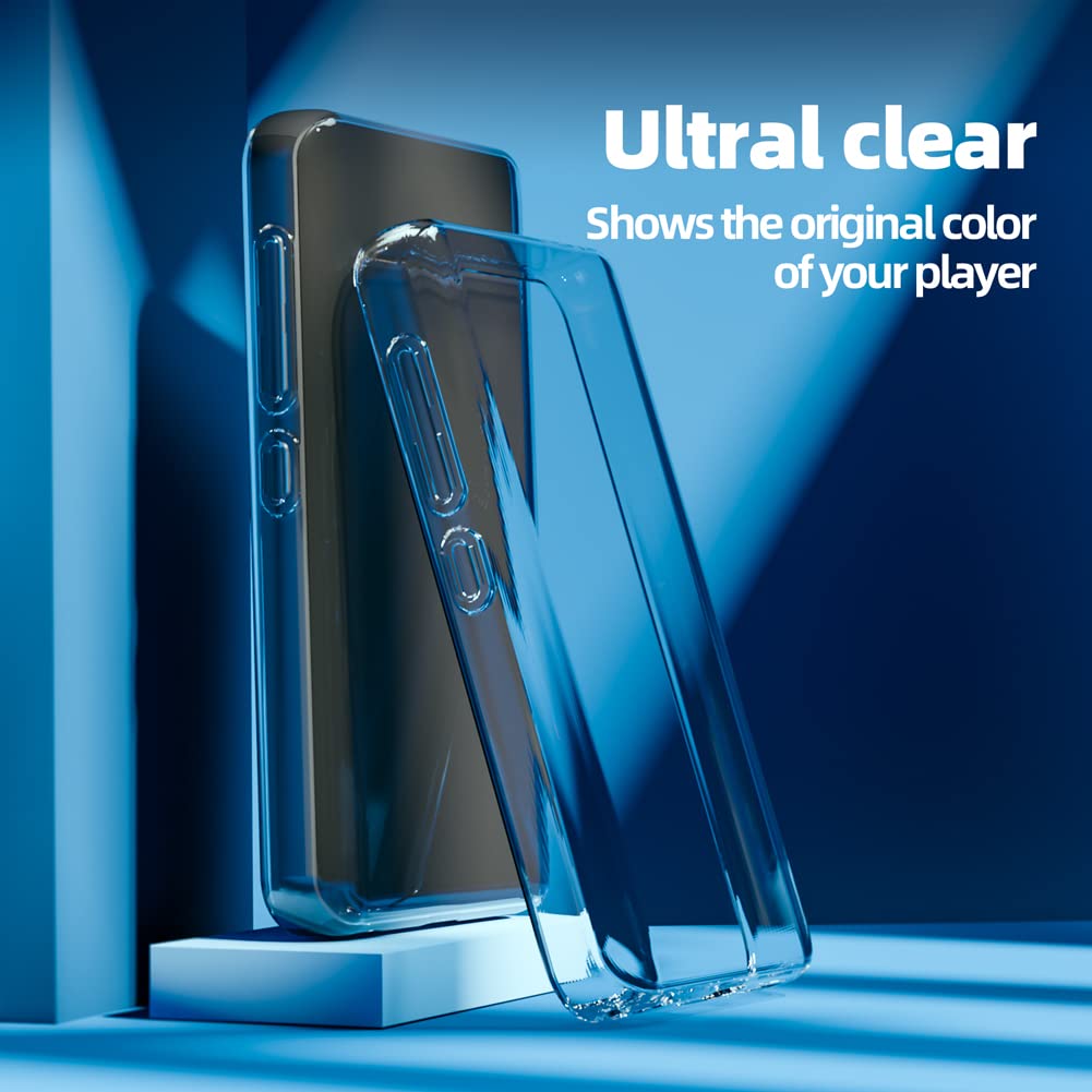 Innioasis G1 G3 Mp3 Player Case, Clear Case For Mp3 Player Anti Scratch Shock Absorption 4.0 Inch Case Crystal Clear