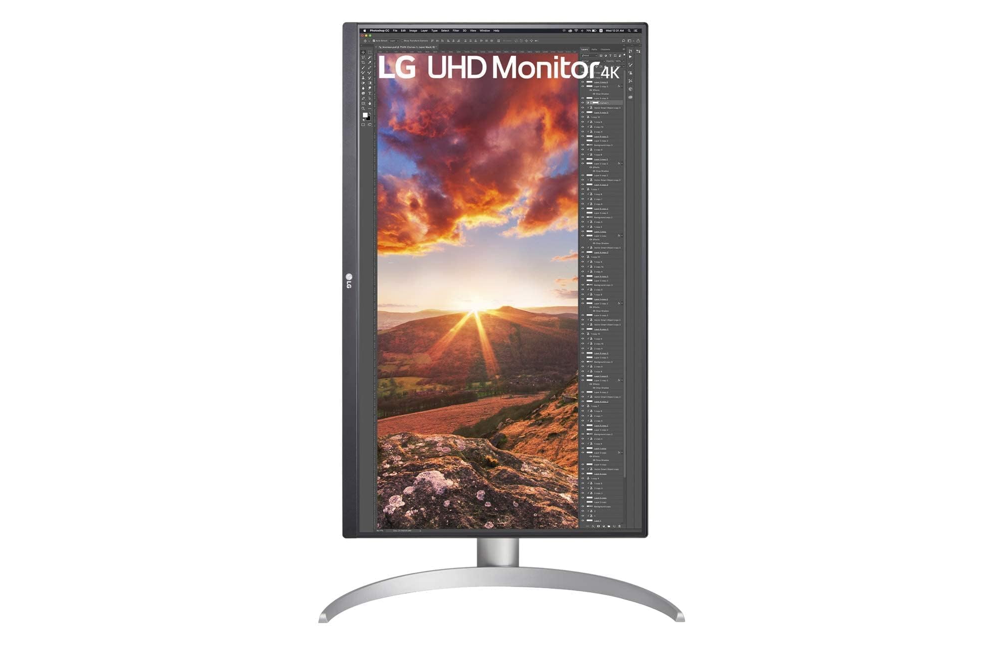 Lg Ultrafine 27-Inch Computer Monitor 27Up850N-W, Ips 4K With Vesa Displayhdr400 And Usb Type-C, White