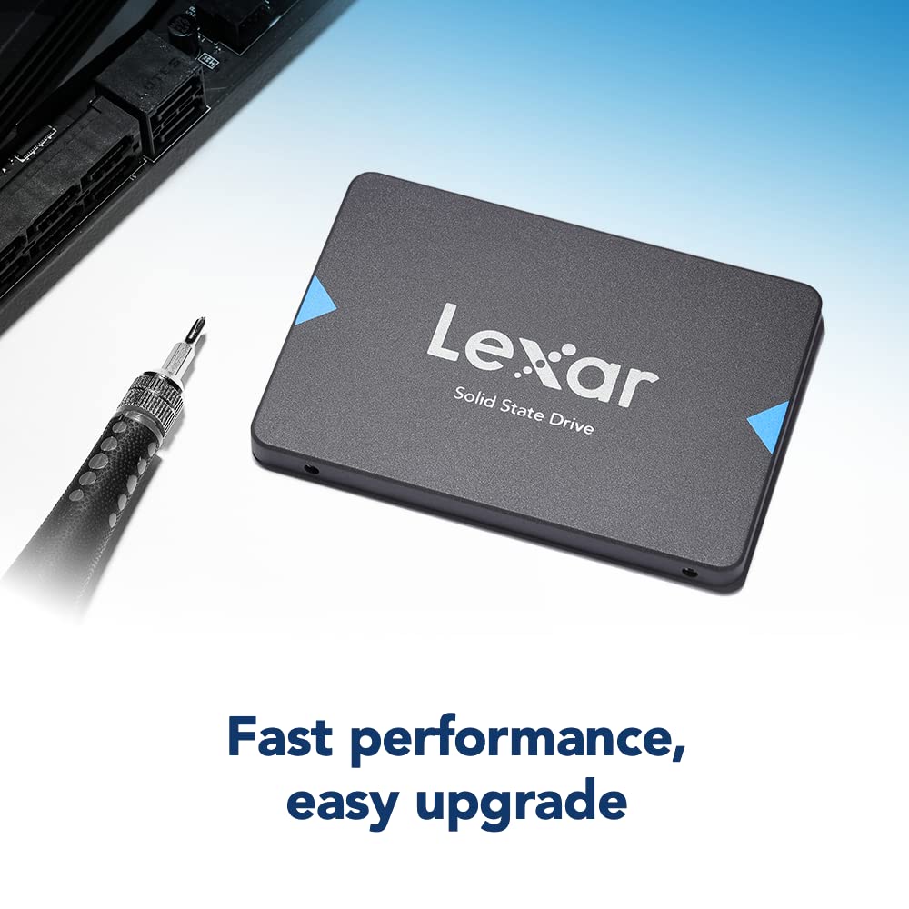 Lexar 1.92Tb Nq100 Ssd 2.5    Sata Iii Internal Solid State Drive, Up To 550Mb/S Read, Gray (Lnq100X1920-Rnnnu)