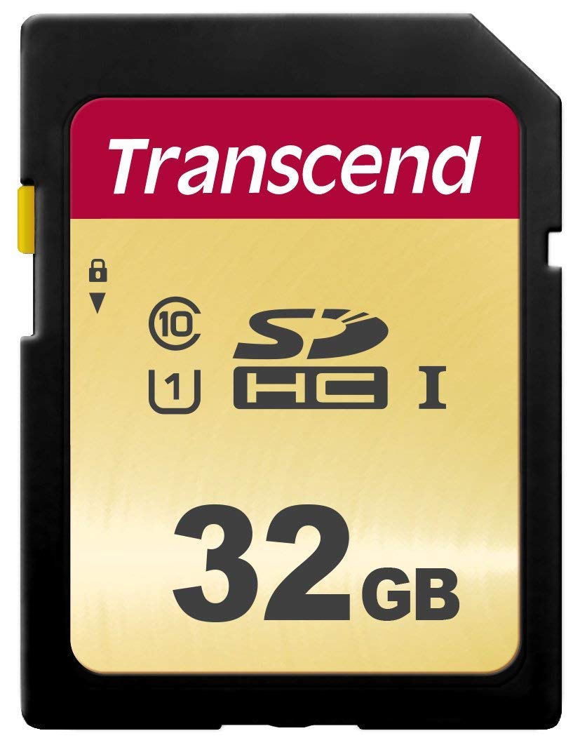Transcend 32Gb Sd Card Uhs I U1, Mlc Ts32Gsdc500S