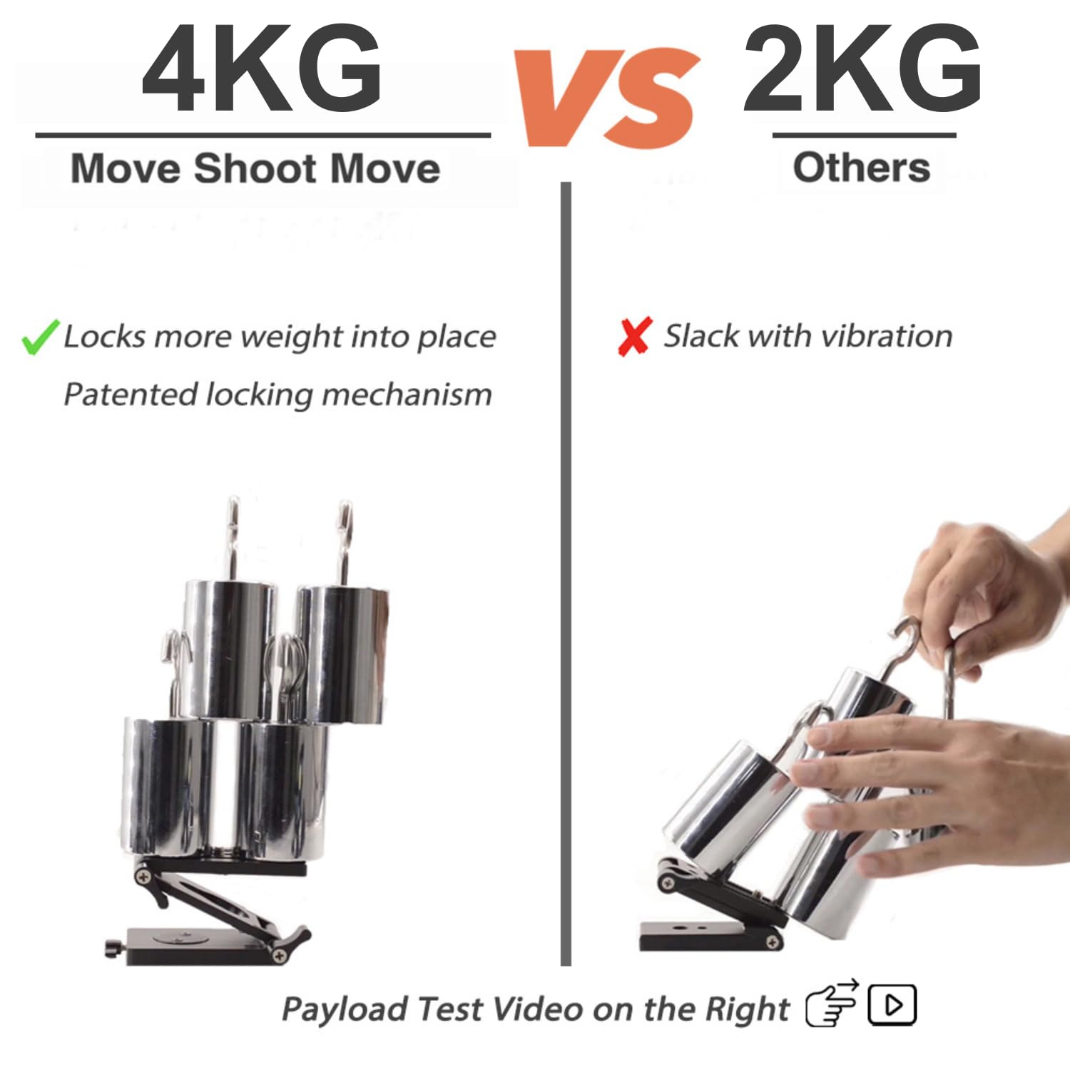 Z Flex Tilt Tripod Head   Flexible Angle Pan & Tilt Head/Universal Multiway Camera Tripod Connecting To Monopod Slider Rail Stabilizer Gimbal|Compact Folding Z Bracket Mount Fits Most Dslr Camera