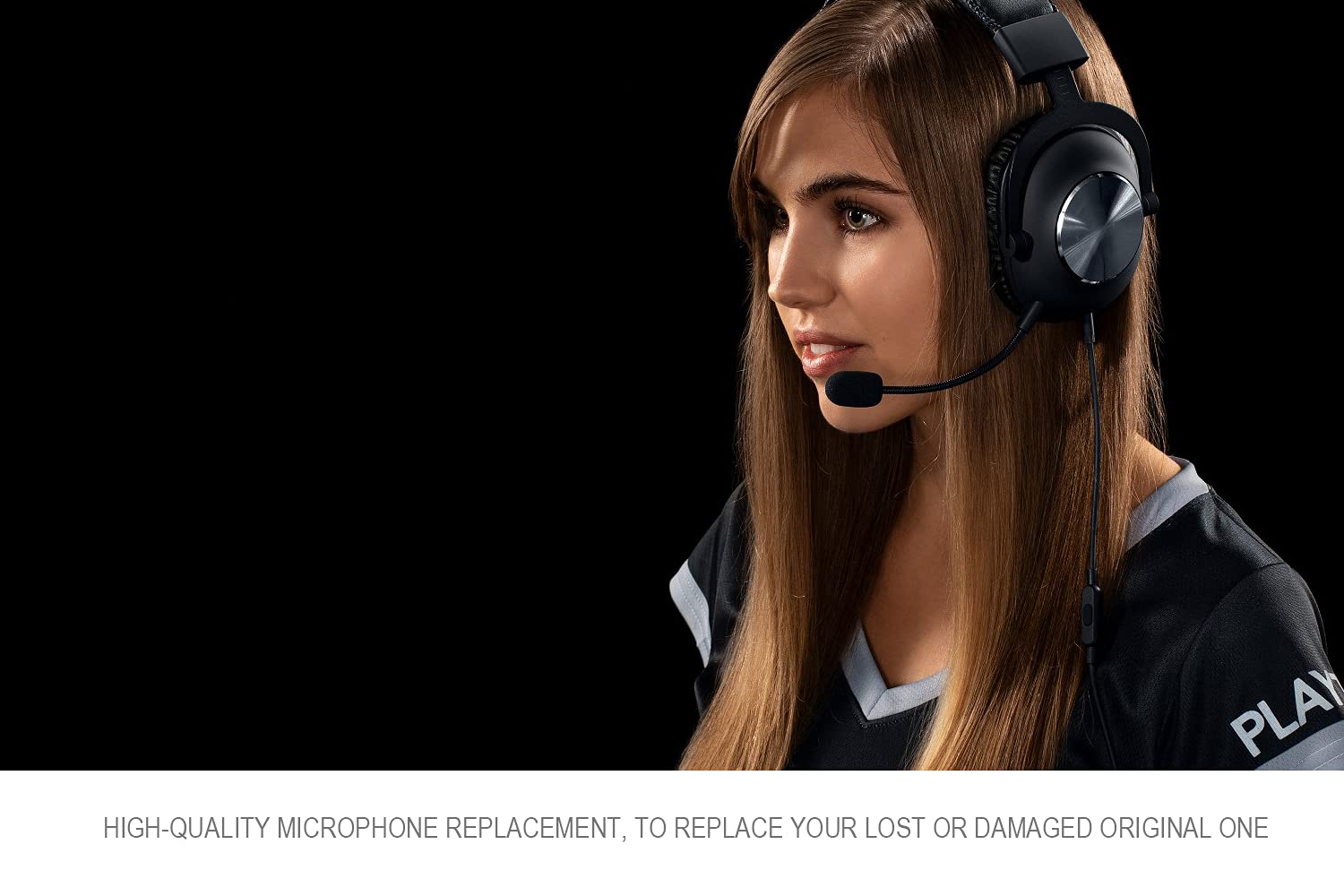 Uncle Light Replacement Game Mic For Logitech G Pro X & G Pro Gaming Headset On Ps4 Ps5 Xbox One Pc, 3.5Mm Detachable Boom Micro