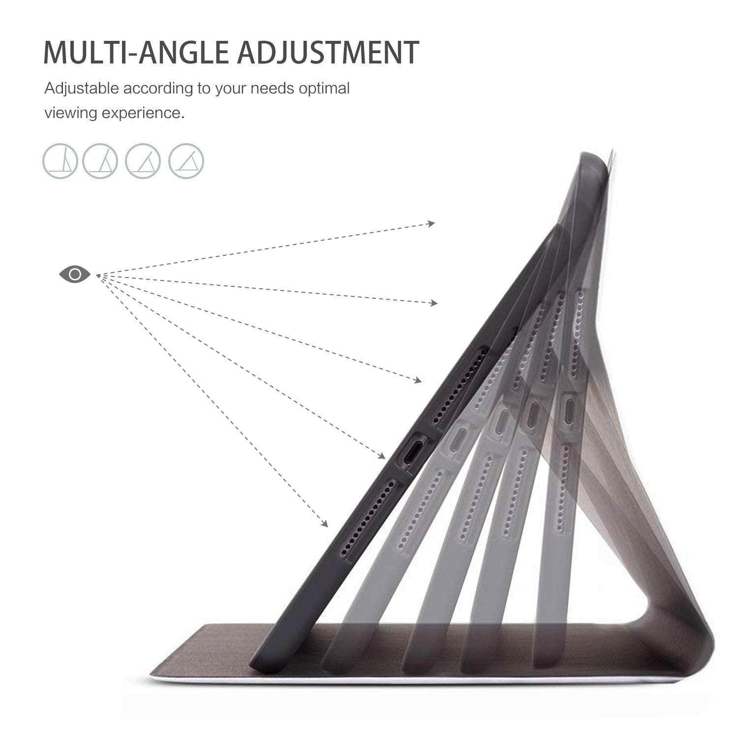 For Samsung Galaxy Tab A 8.0 Case 2019 Case Sm T290/T295 Slim Shockproof Folding Stand Protective Cover With Auto Wake/Sleep For