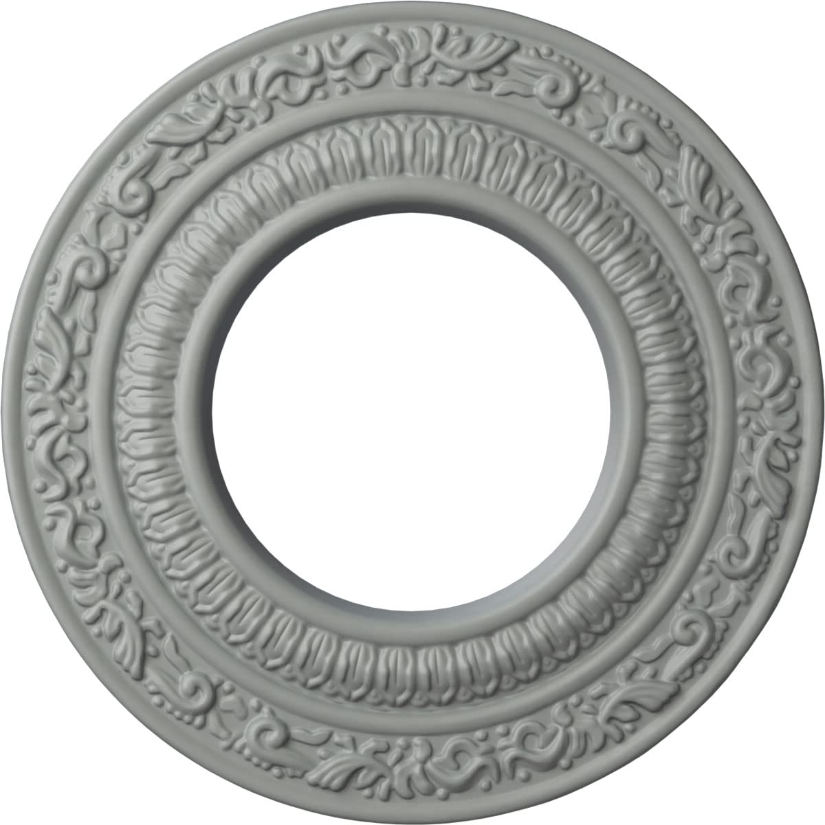 Ekena Millwork Cm08Ad Andrea Ceiling Medallion, 8 1/8''Od X 4 1/8''Id X 1/2''P, Primed